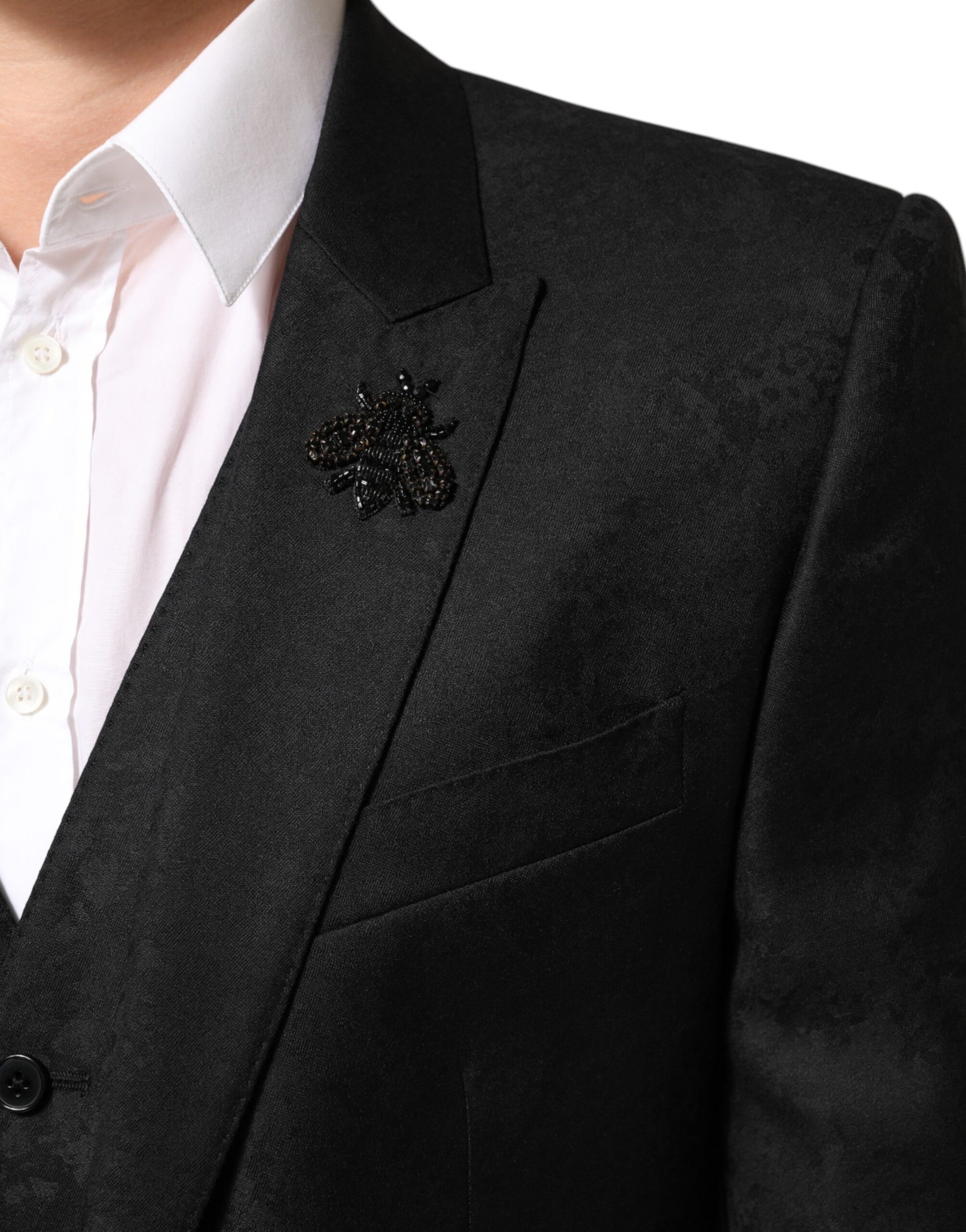 Dolce & Gabbana Black MARTINI 2 Buttons Suit 3 Piece Suit | Regal Royce