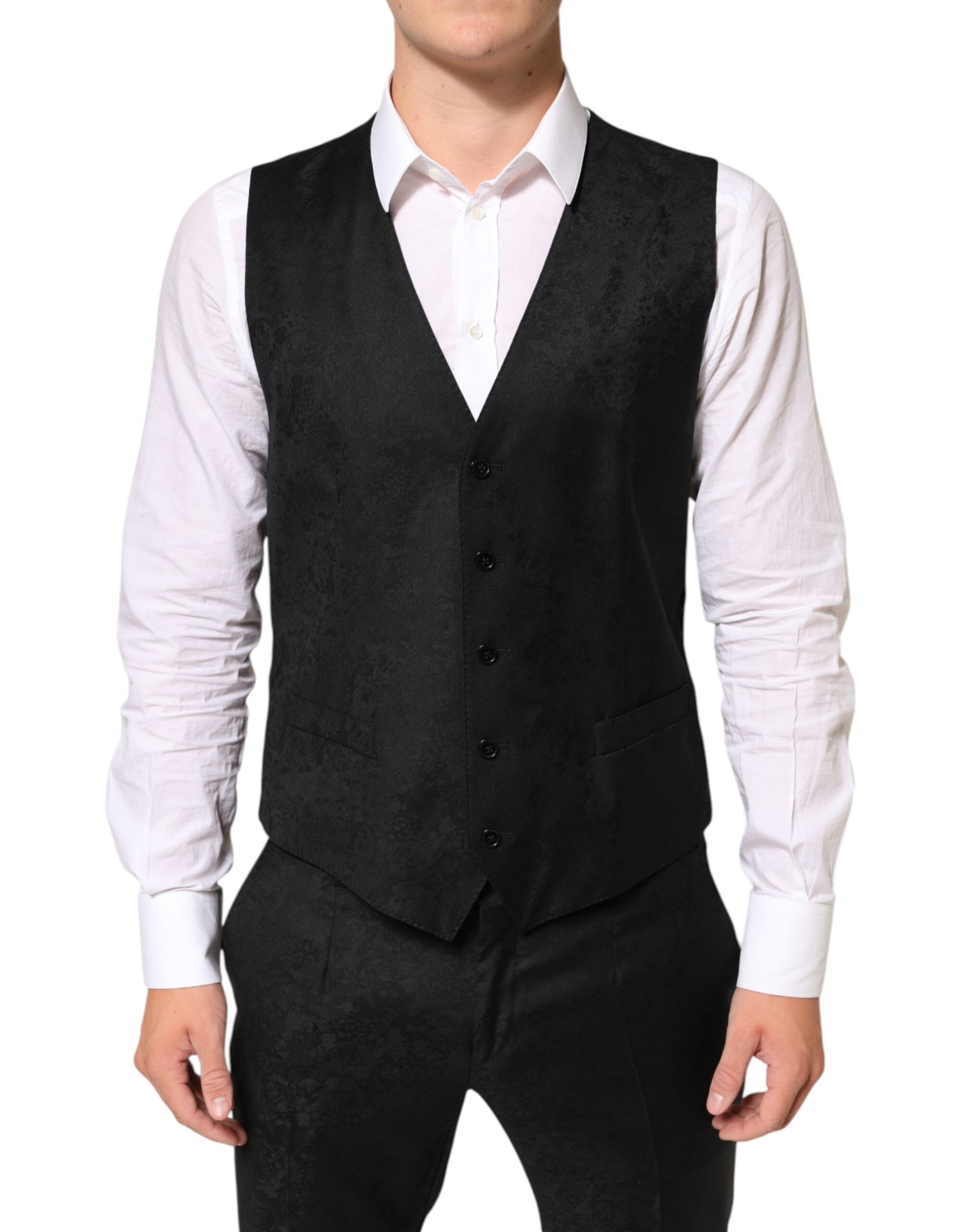 Dolce & Gabbana Black MARTINI 2 Buttons Suit 3 Piece Suit | Regal Royce