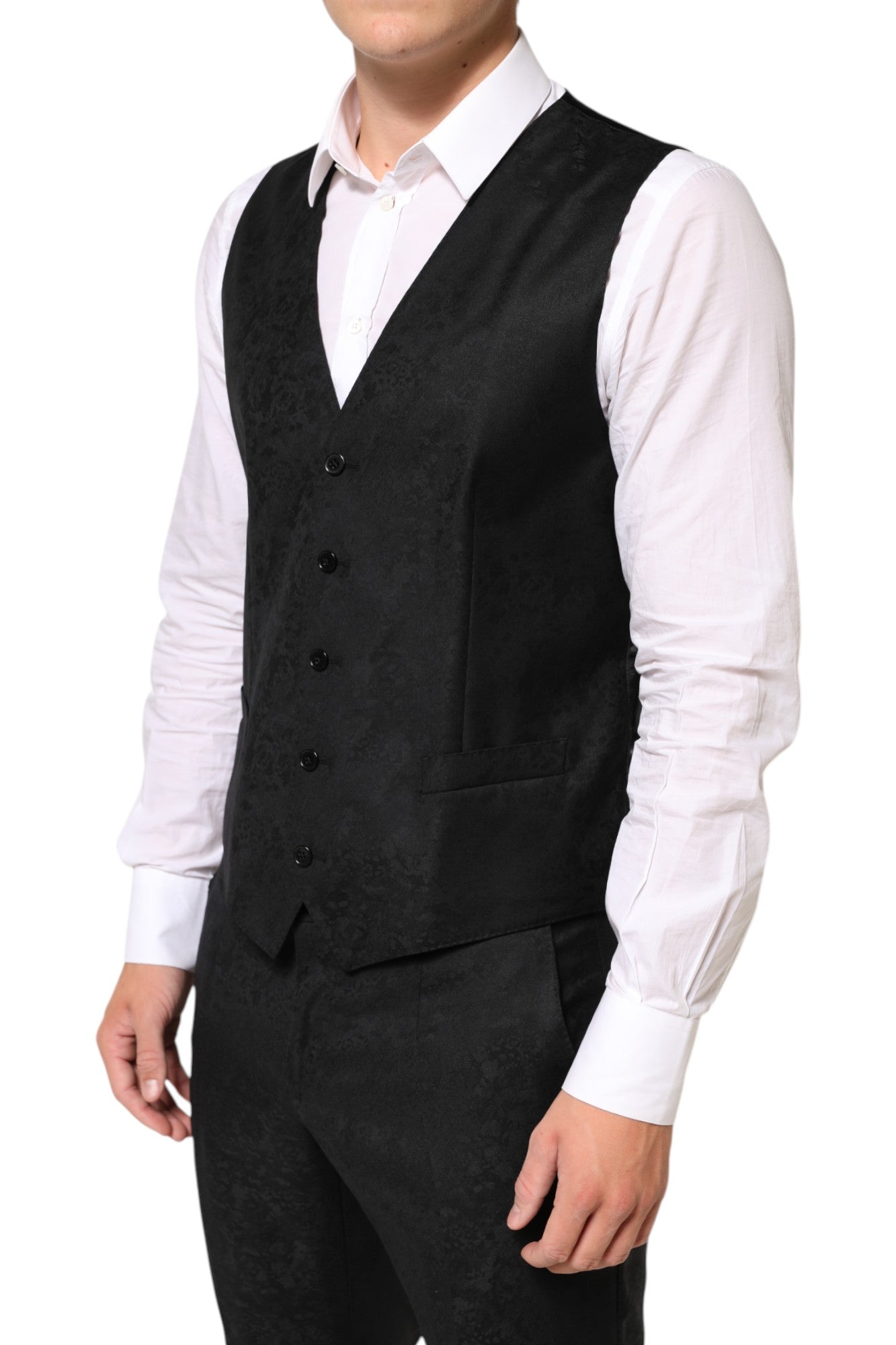 Dolce & Gabbana Black MARTINI 2 Buttons Suit 3 Piece Suit | Regal Royce