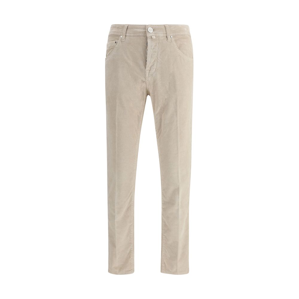 Jacob Cohen Gray Cotton Casual Pants