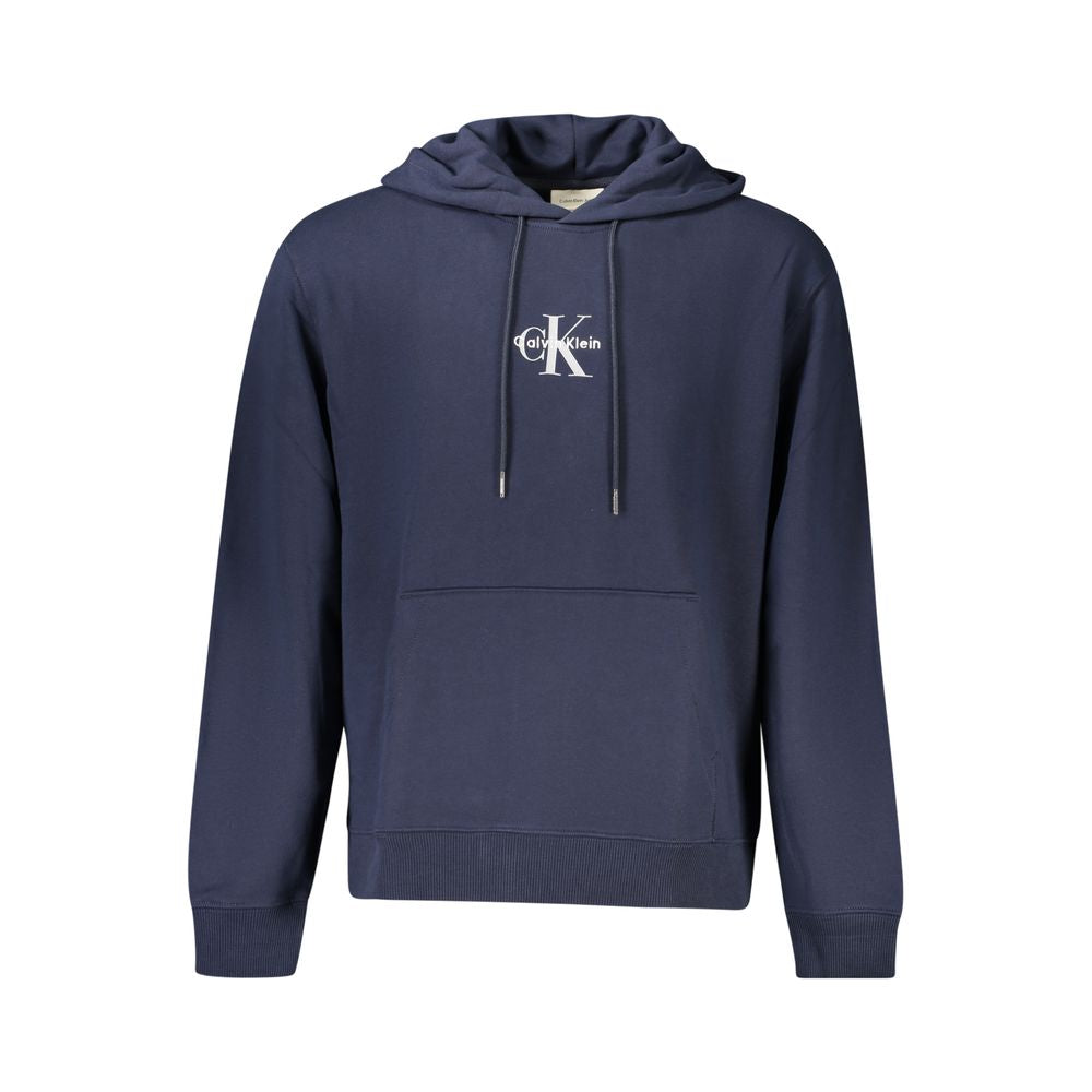 Calvin Klein Blu Cotton Men Sweatshirt | Regal Royce