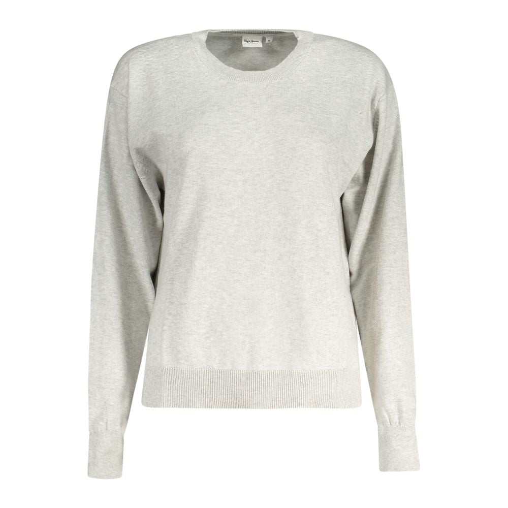 Pepe Jeans Grigio Cotton Women Sweater | Regal Royce