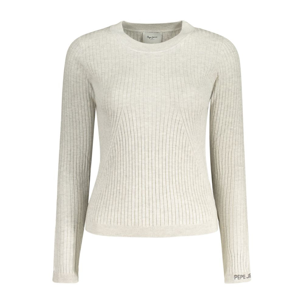 Pepe Jeans Grigio Cotton Women's Sweater | Regal Royce