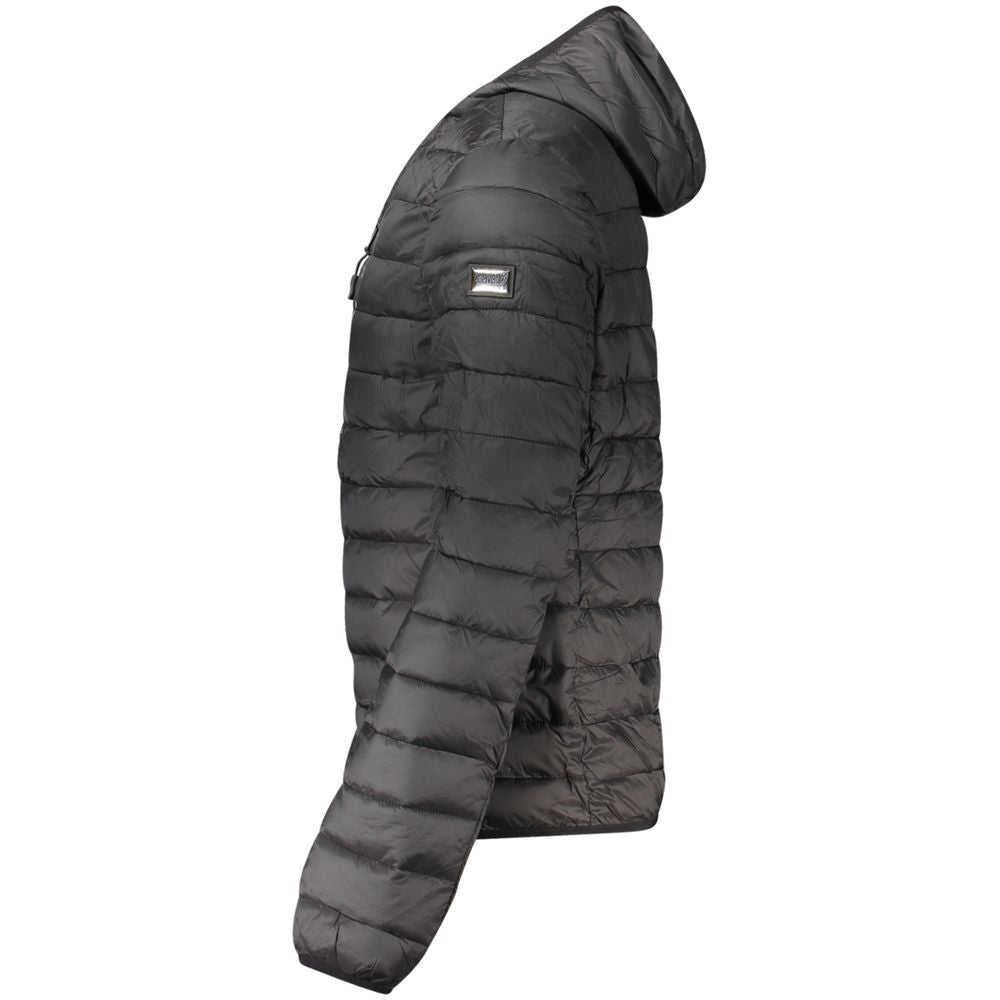 Cavalli Class Black Polyester Men's Jacket | Regal Royce