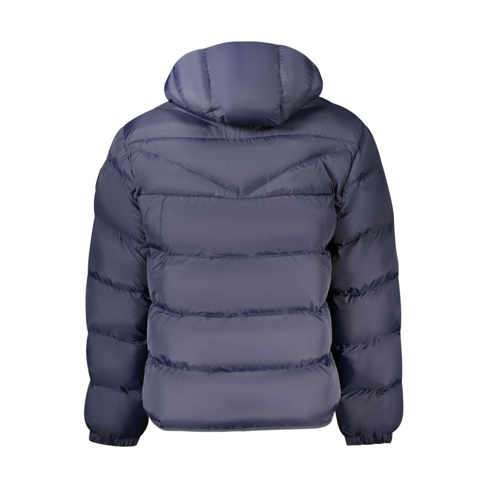Napapijri Blue Polyamide Men's Jacket | Regal Royce