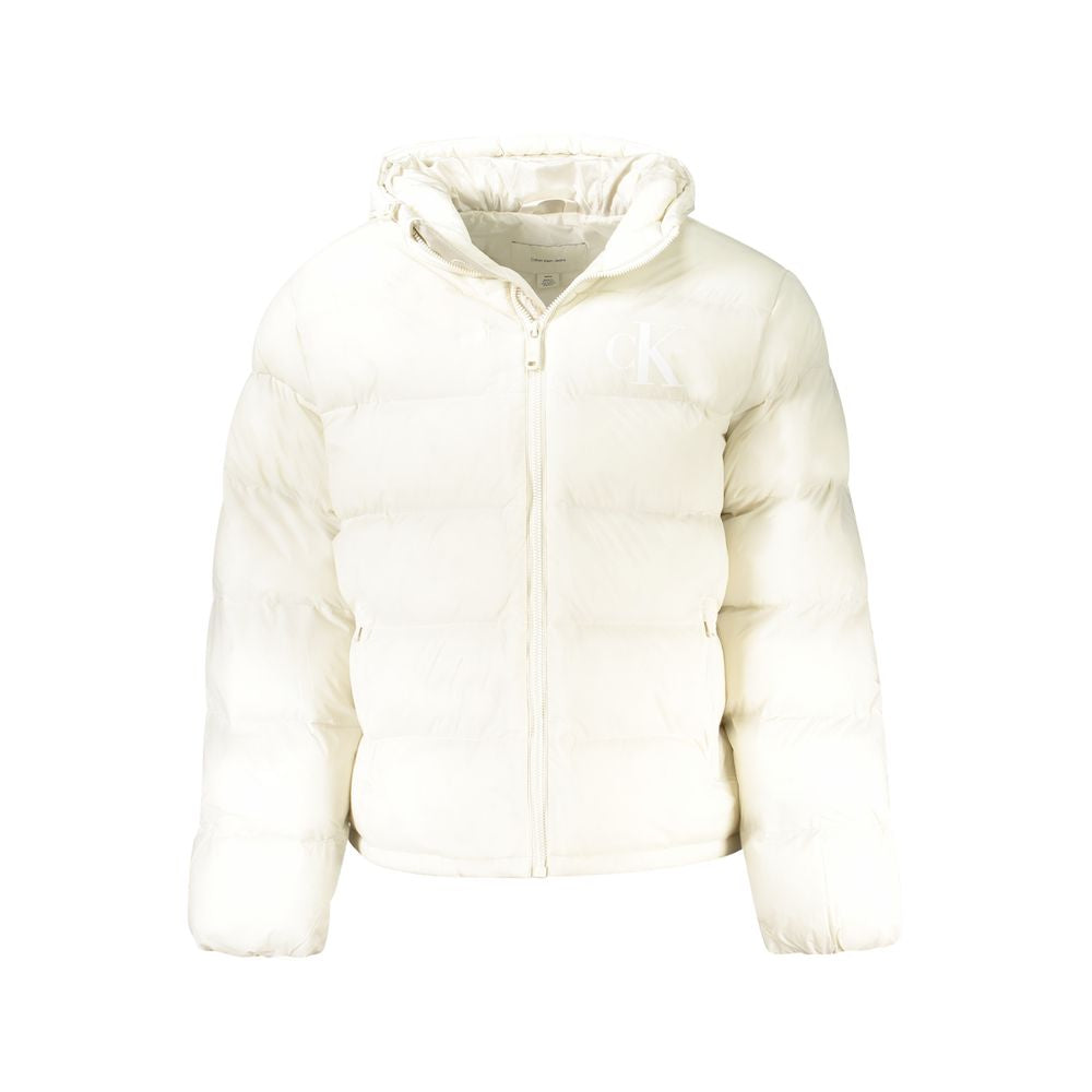Calvin Klein Bianco Poliammide Uomo Jacket | Regal Royce