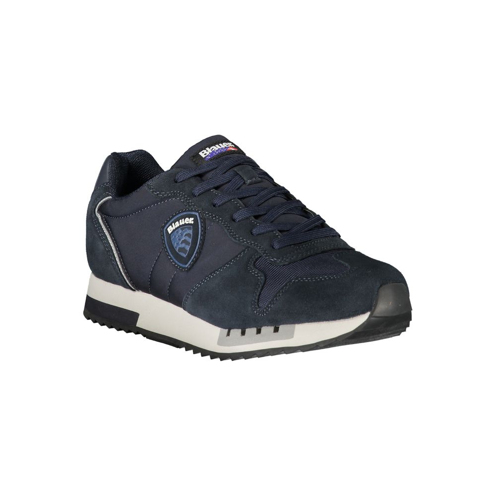 Blauer Blue Polyurethane Men Sneaker | Regal Royce
