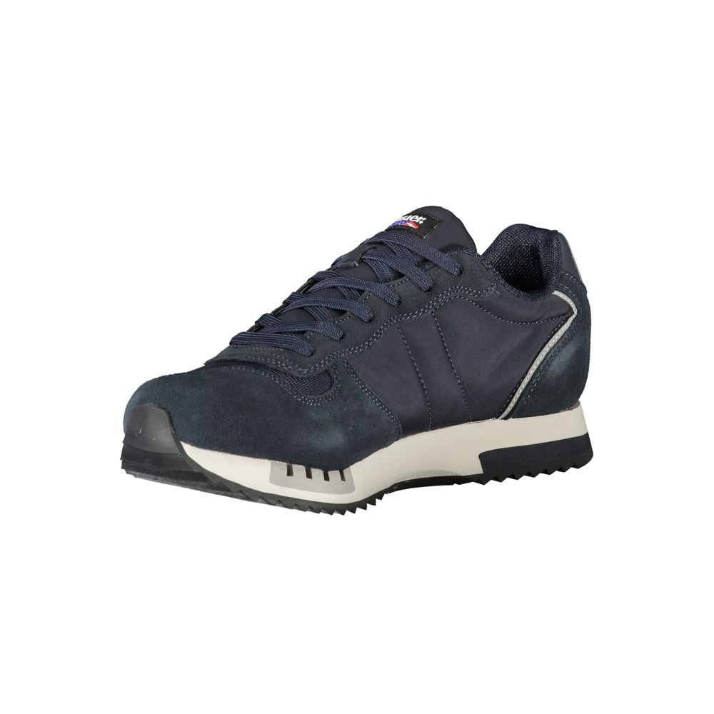 Blauer Blue Polyurethane Men Sneaker | Regal Royce