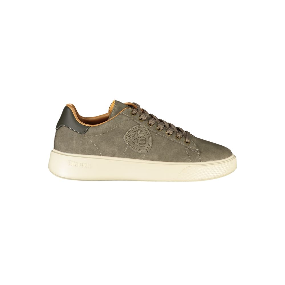 Blauer Grigio Polyurethane Men Sneaker | Regal Royce