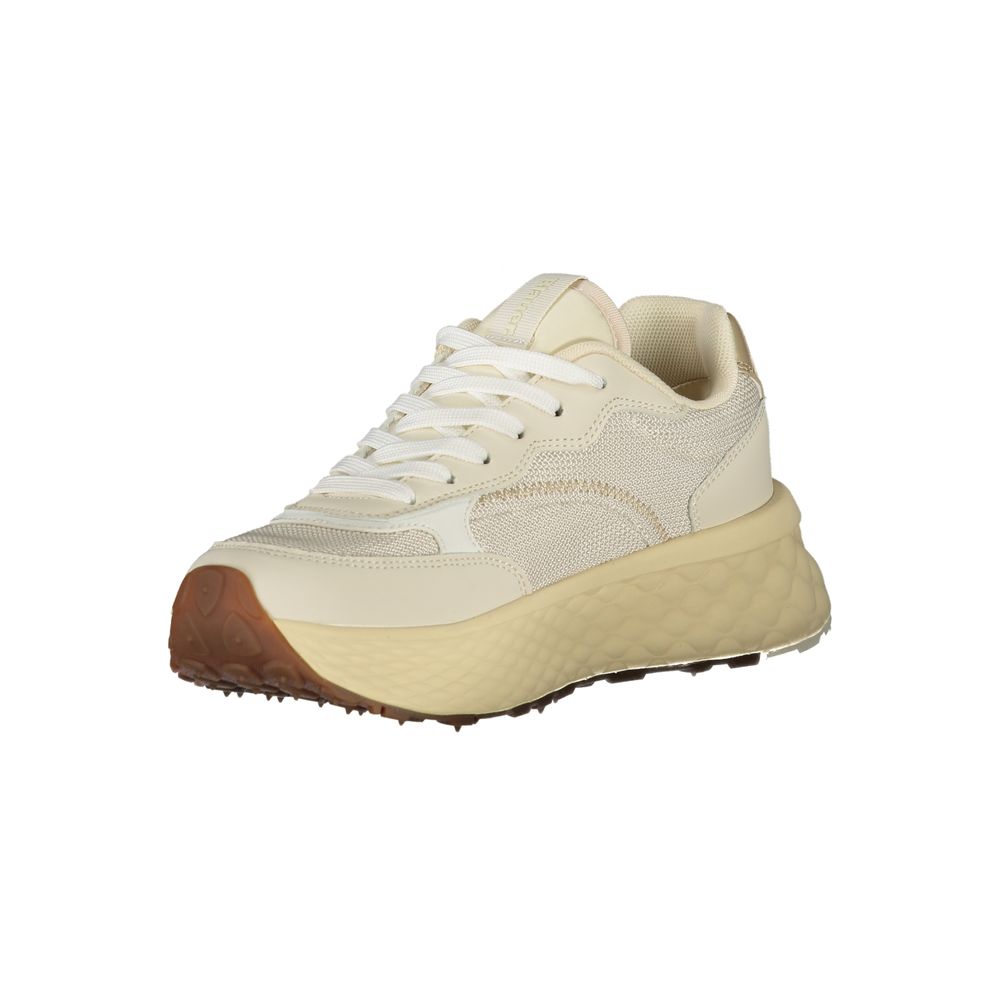 Blauer Beige Leather Women Sneaker | Regal Royce