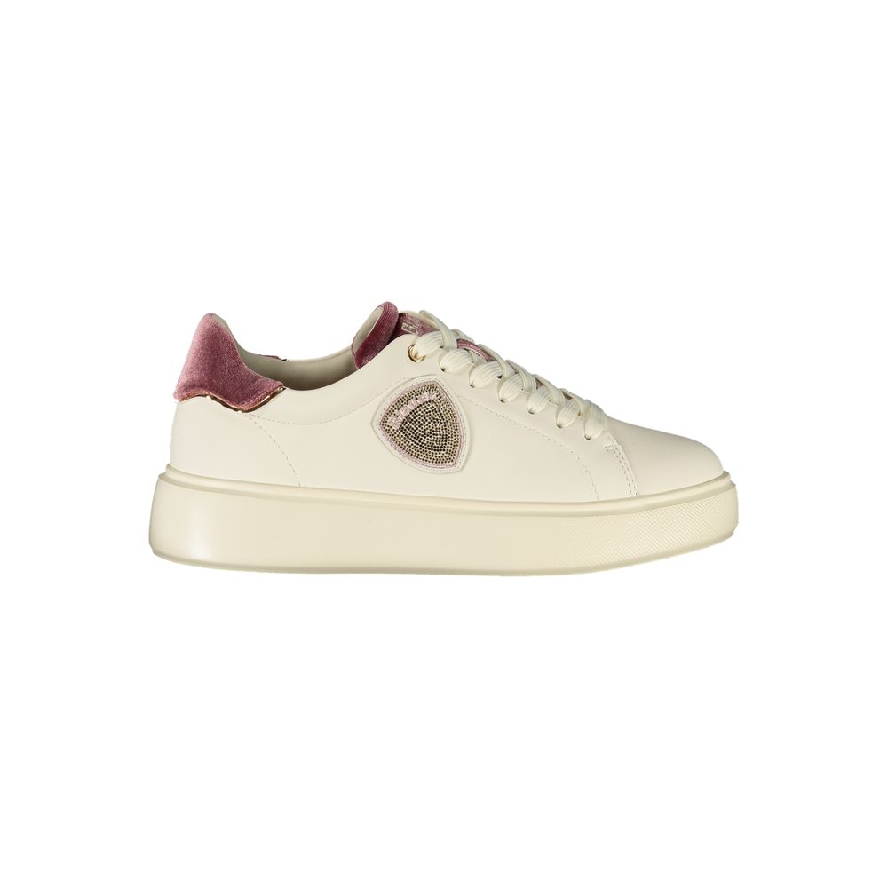 Blauer Bianco Polyurethane Women Sneaker | Regal Royce