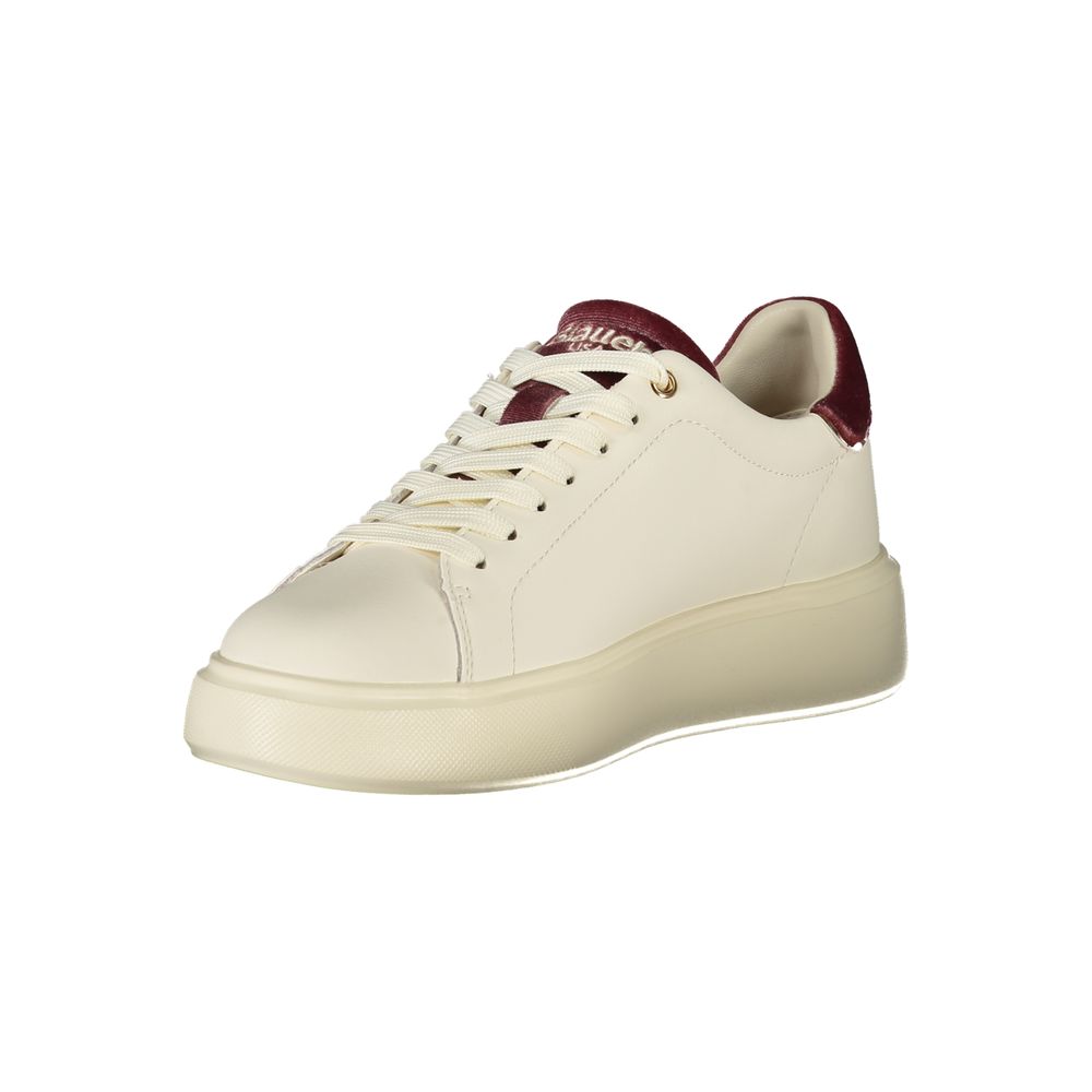 Blauer Bianco Polyurethane Women Sneaker | Regal Royce