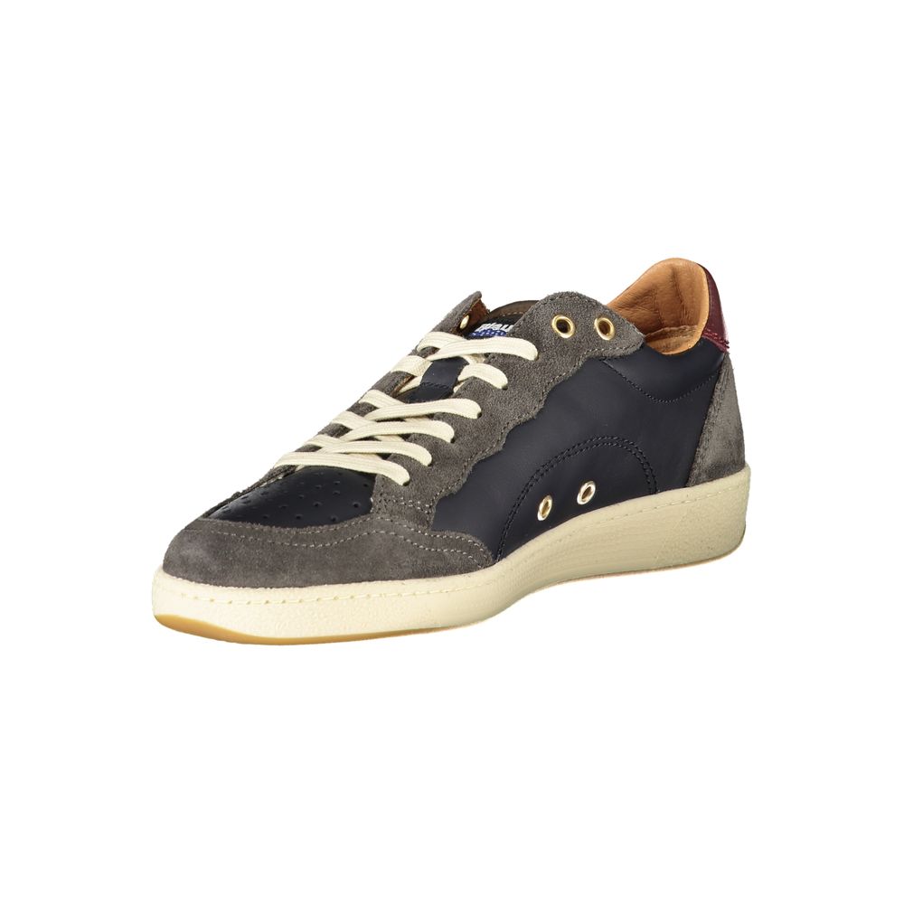 Blauer Blue Leather Men Sneaker | Regal Royce