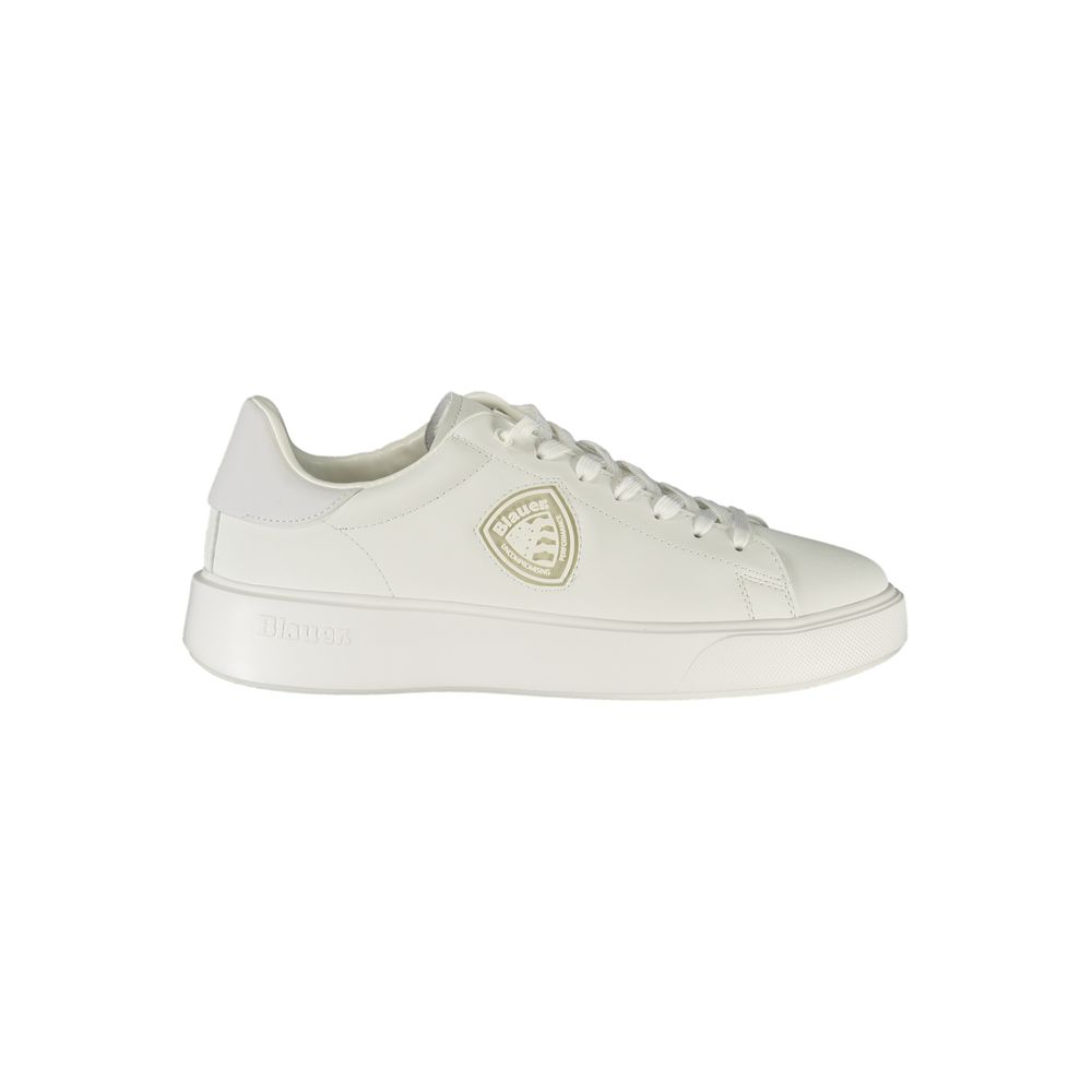 Blauer Bianco Poliestere Mens Sneaker | Regal Royce