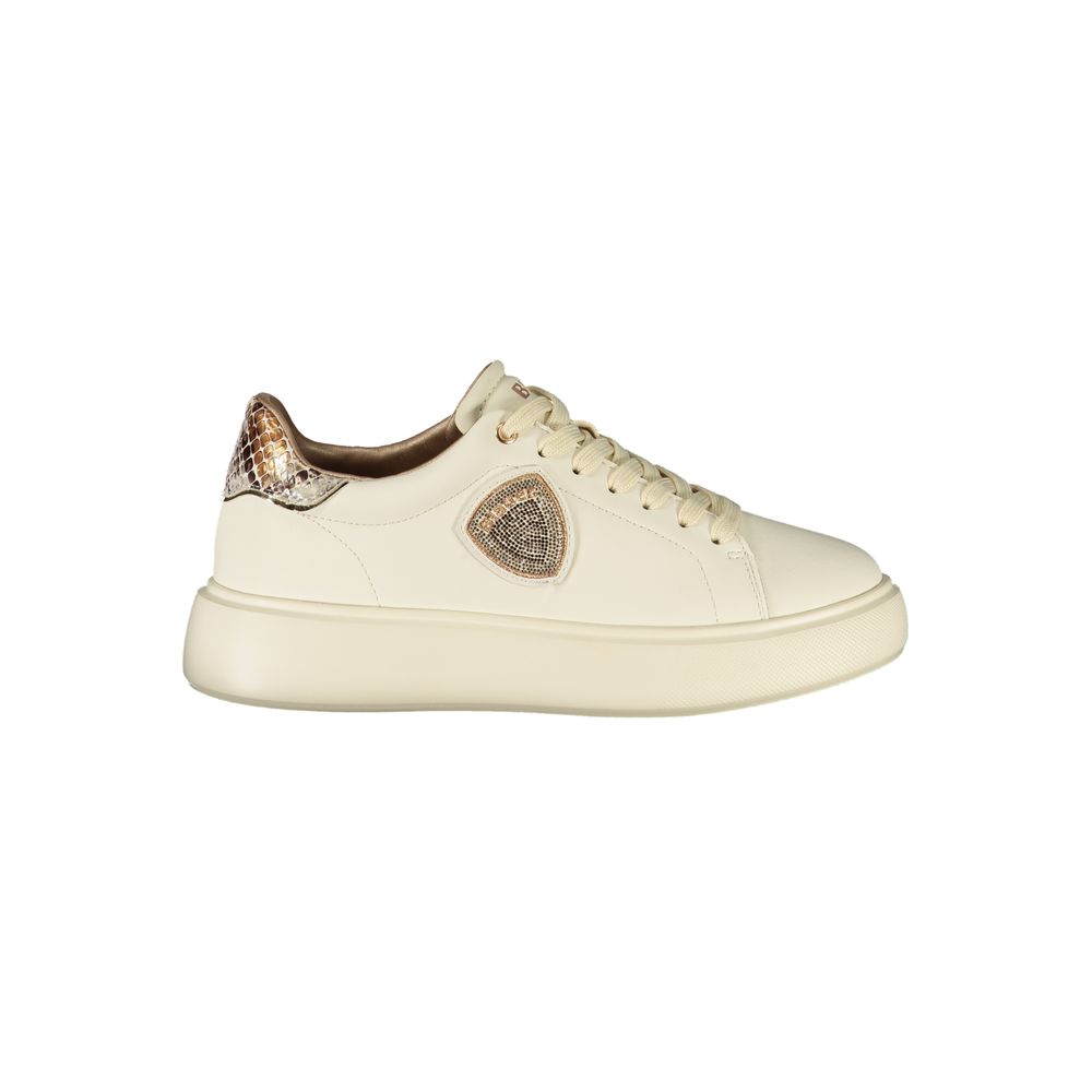Blauer Beige Polyurethane Women Sneaker | Regal Royce
