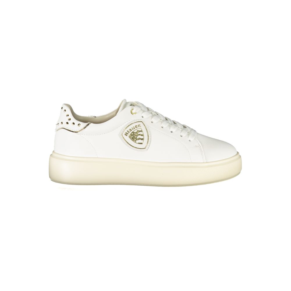 Blauer Bianco Poliuretano Women Sneaker | Regal Royce