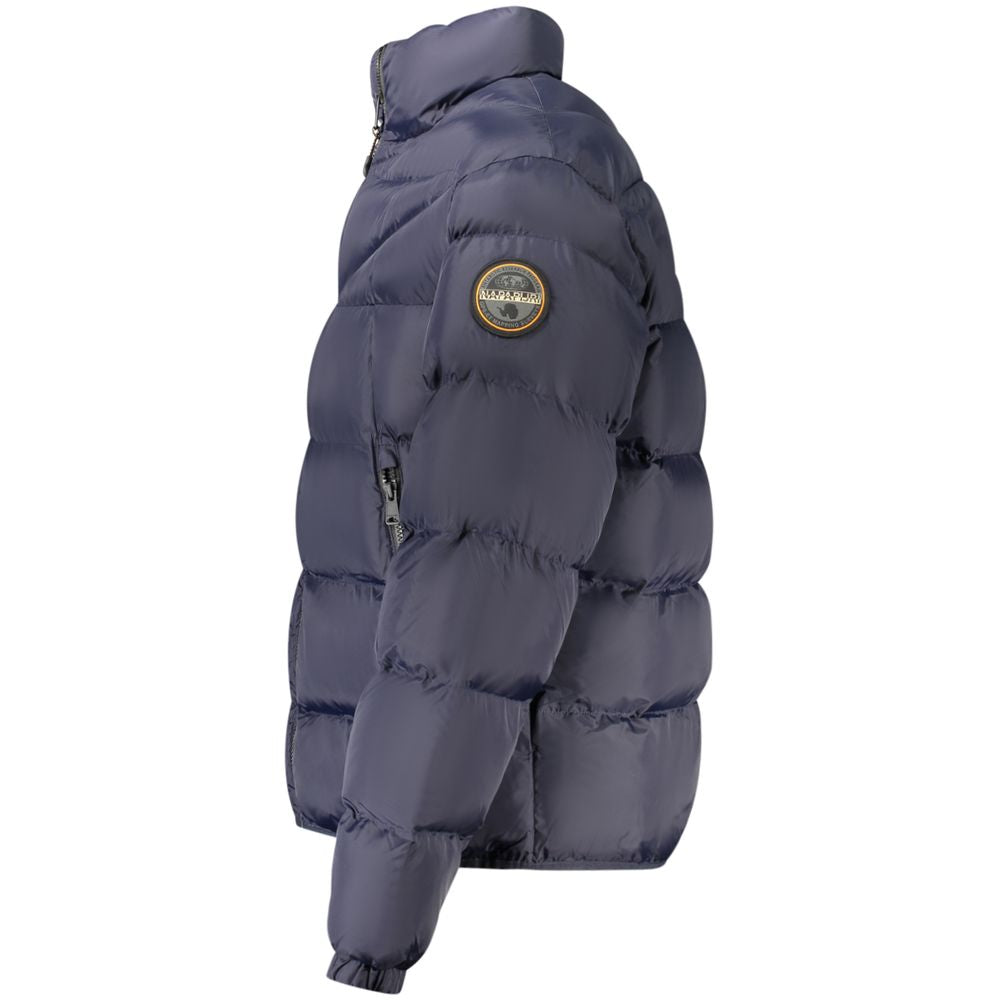 Napapijri Blu Poliammide Men's Jacket | Regal Royce
