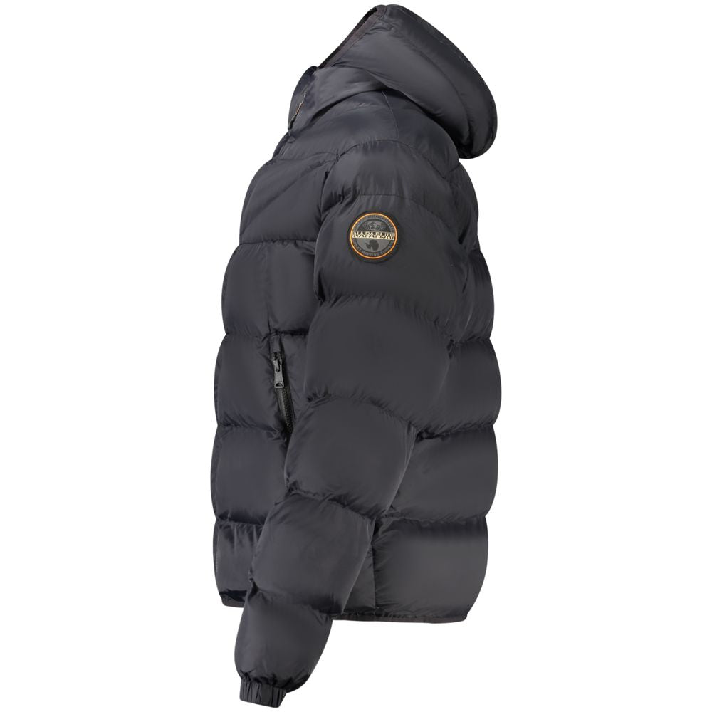 Napapijri Black Poliammide Men's Jacket | Regal Royce