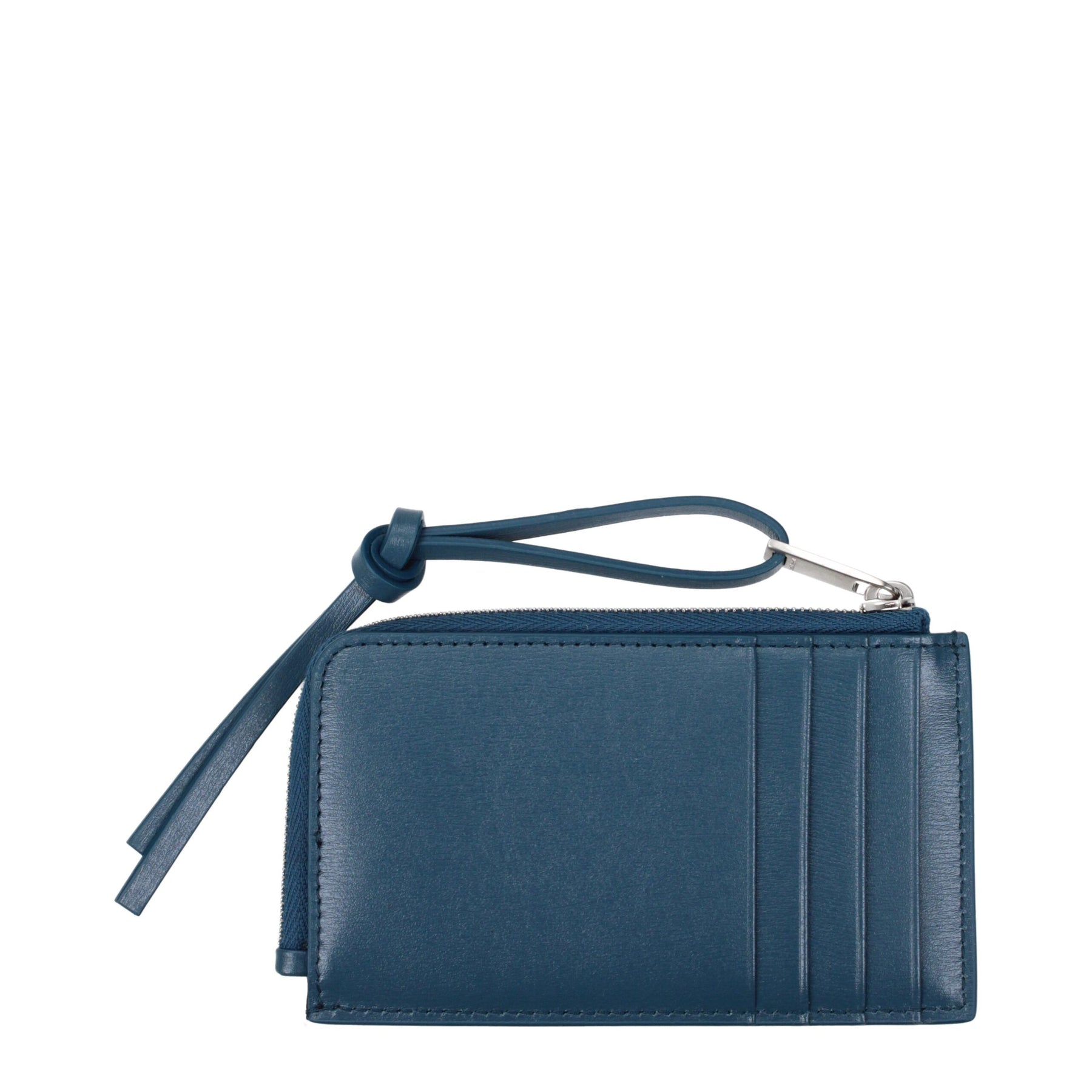 Jil Sander Blue Leather Wallet | Regal Royce