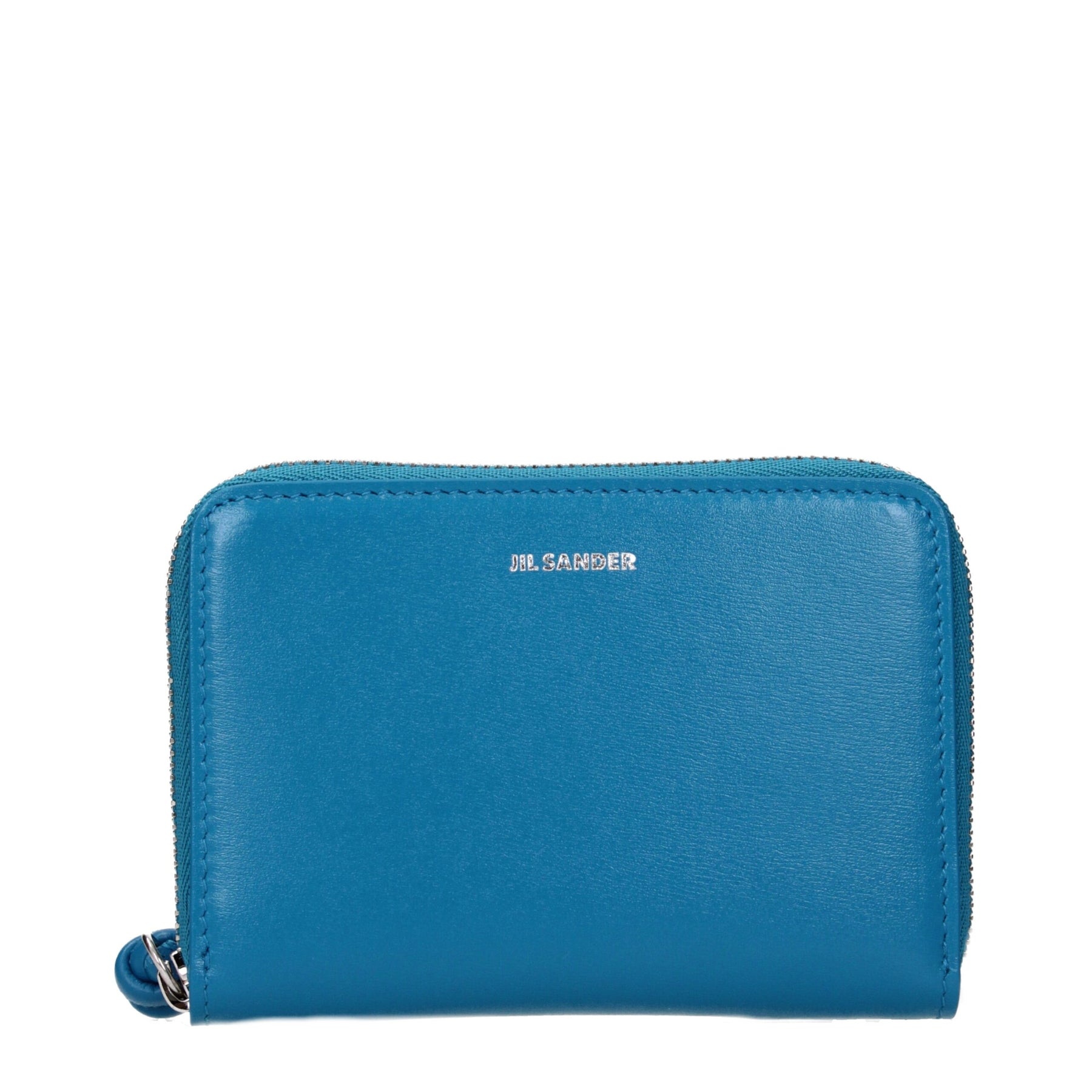 Jil Sander Blue Leather Wallet | Regal Royce