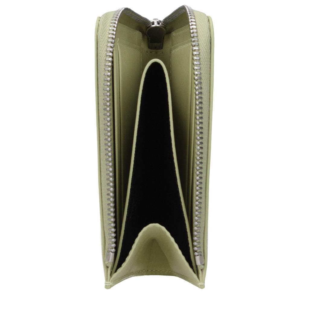 Jil Sander Green Leather Wallet