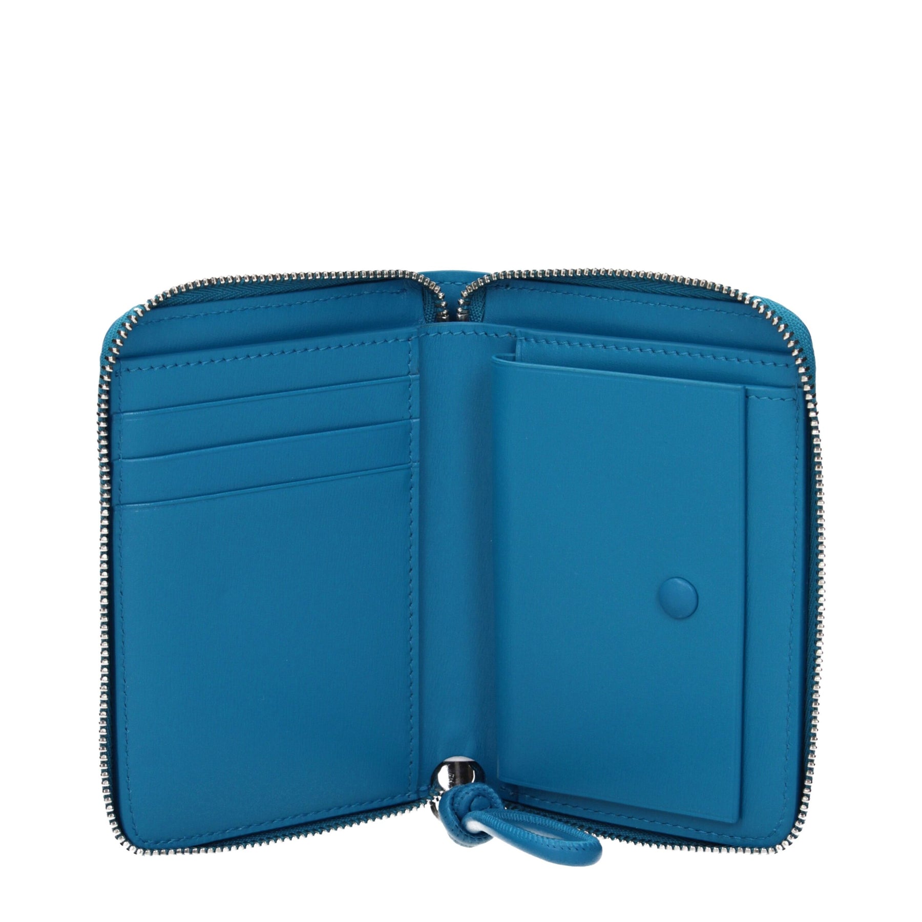 Jil Sander Blue Leather Wallet | Regal Royce