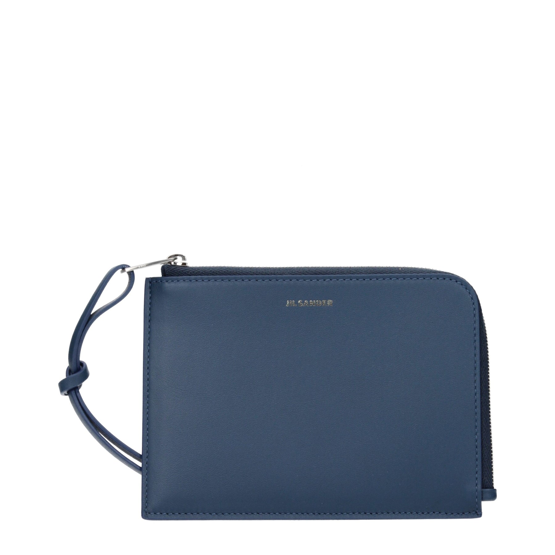 Jil Sander Blue Leather Wallet | Regal Royce