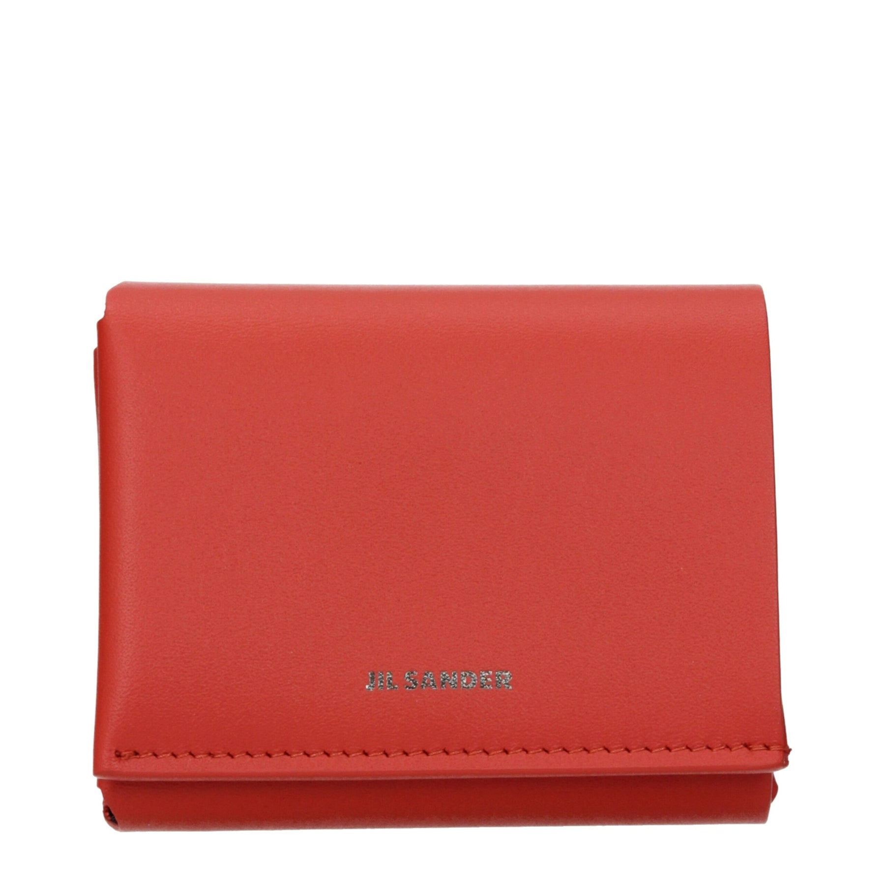 Jil Sander Red Leather Wallet | Regal Royce