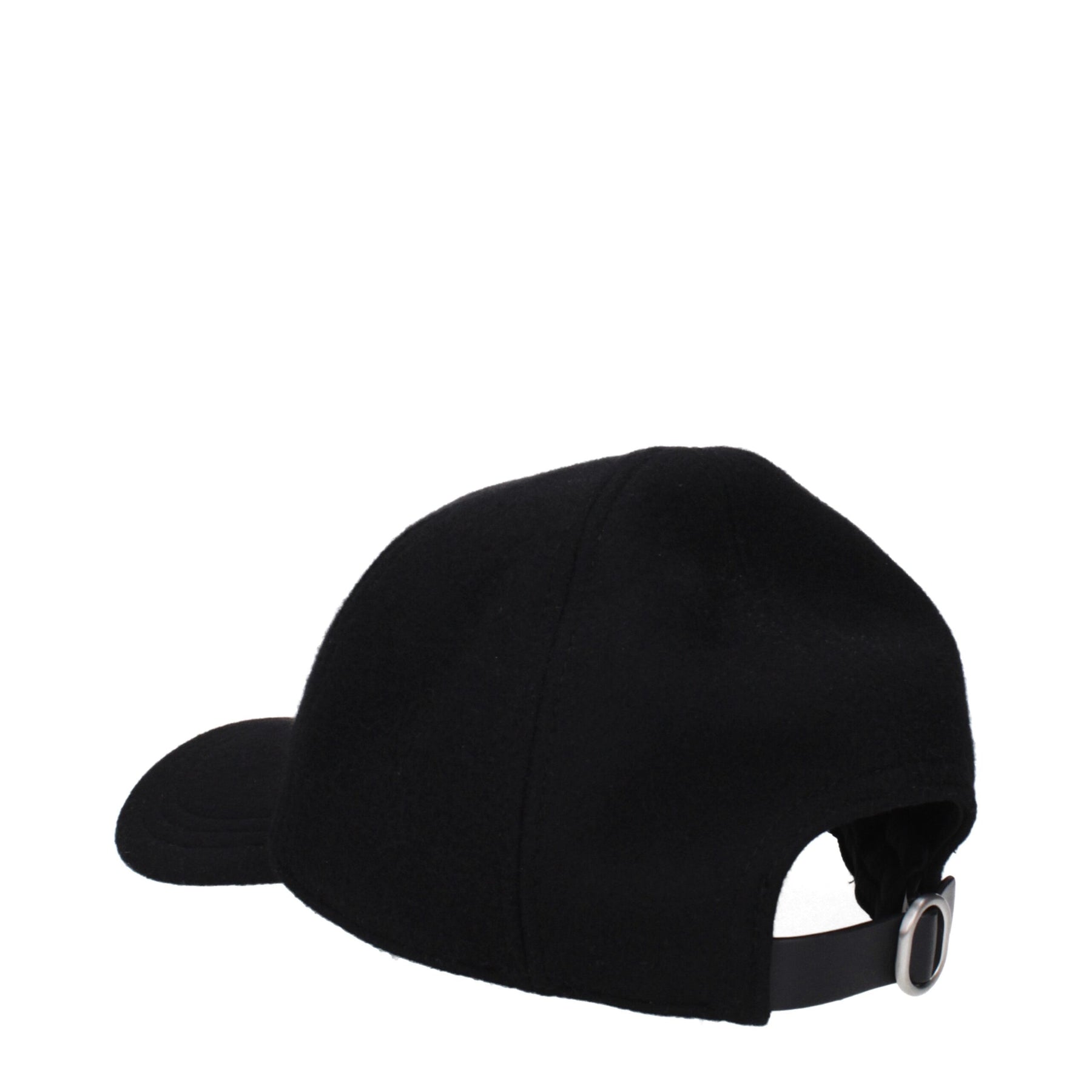 Jil Sander Black Cashmere Cap (Baseball Hat) | Regal Royce