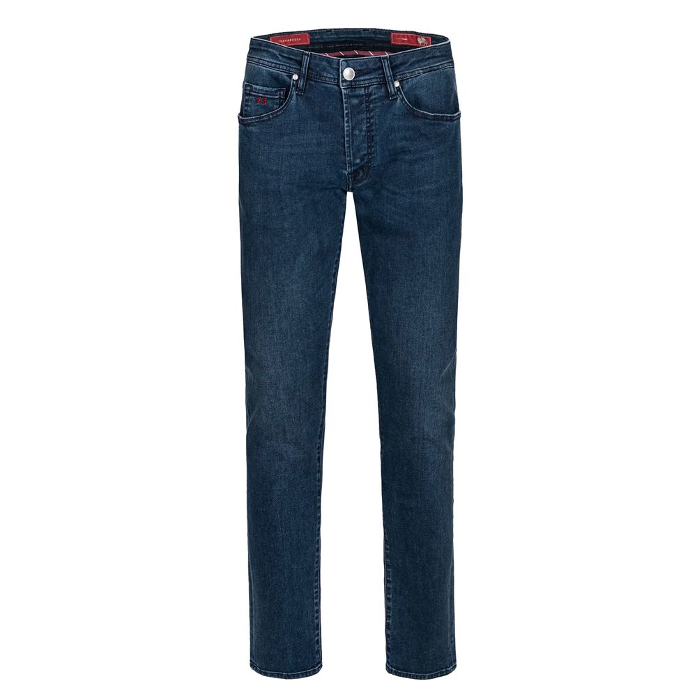 Tramarossa Blue Cotton Jeans Denim