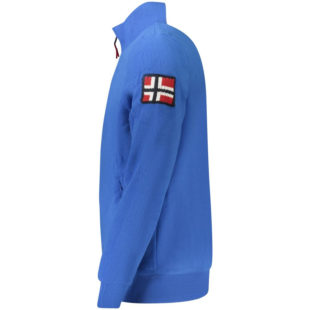 Norway 1963 Blu Polyester Mens Sweatshirt | Regal Royce