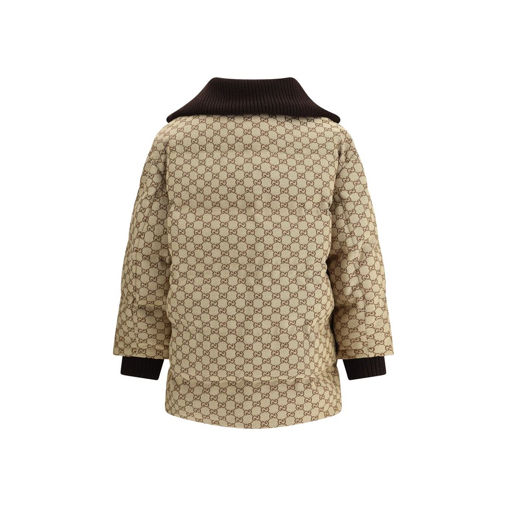 Gucci Beige Cotton Bomber