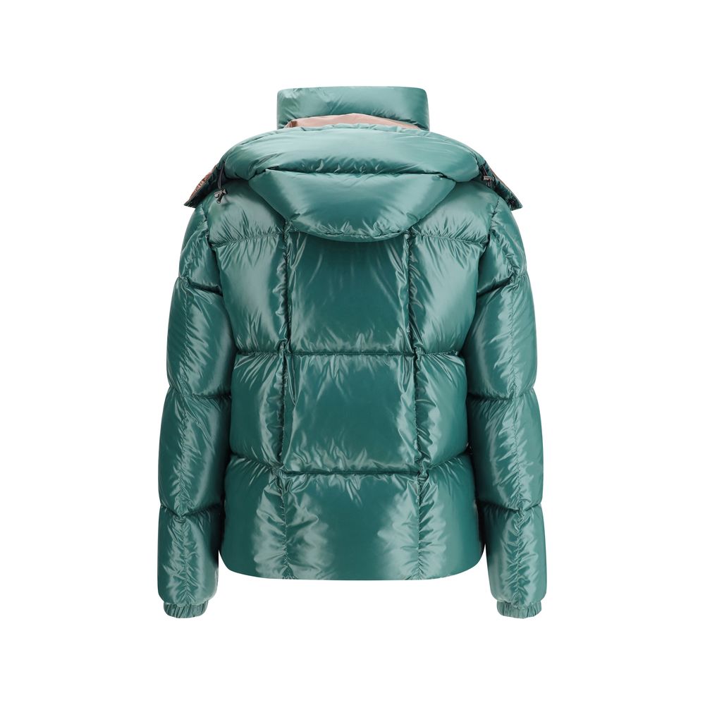 Moncler Green Polyamide Coat