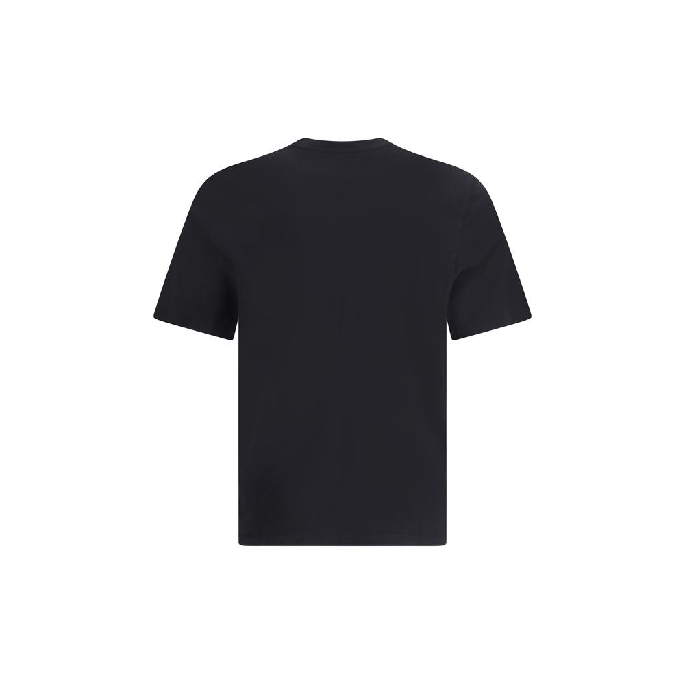 Maison Kitsuné Black Cotton T-Shirt | Regal Royce