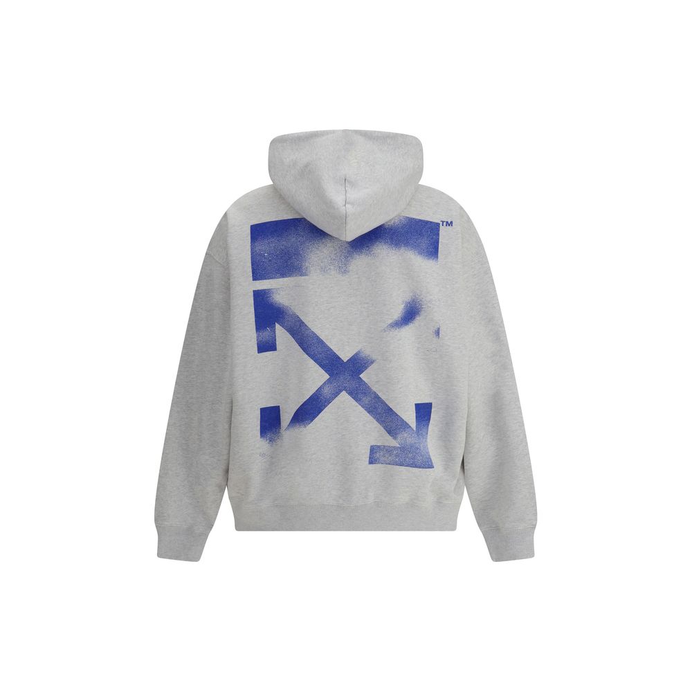 Off-White Gray Cotton Sweatshirt | Regal Royce