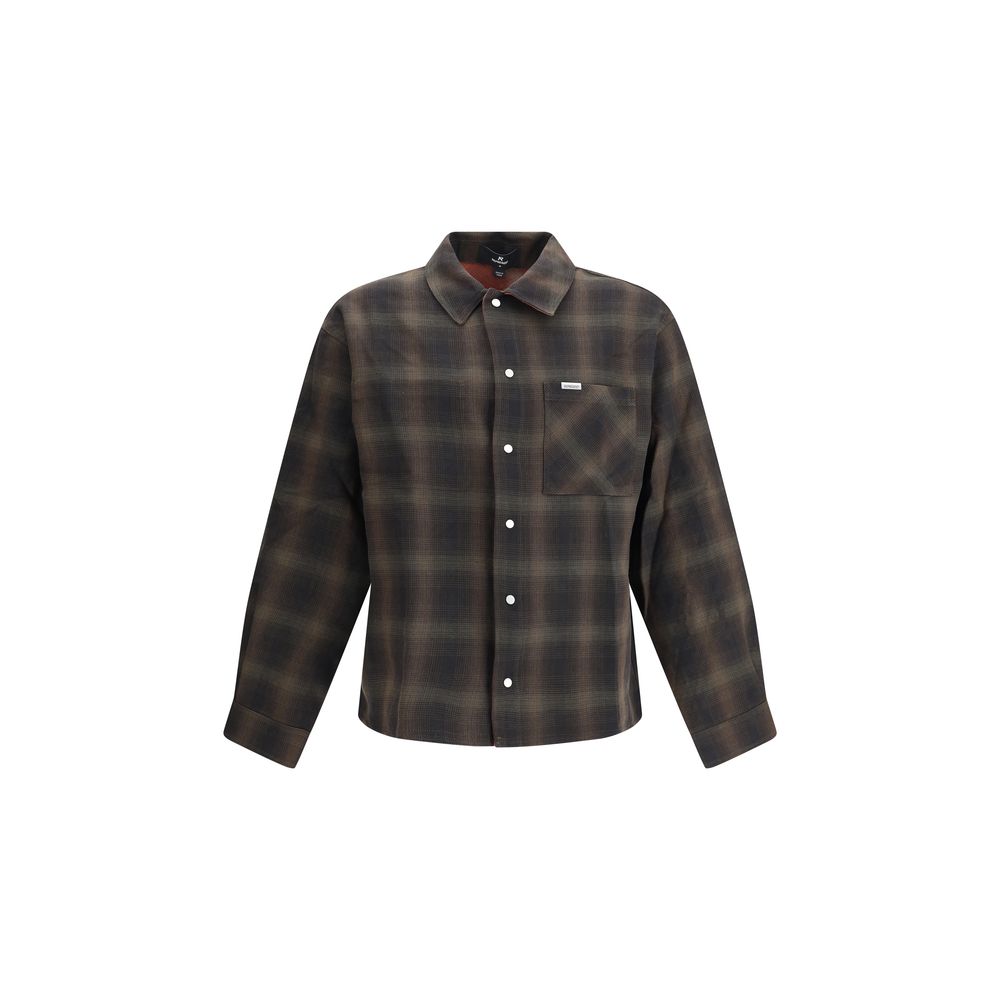 Represent Brown Cotton Pattern Shirt | Regal Royce