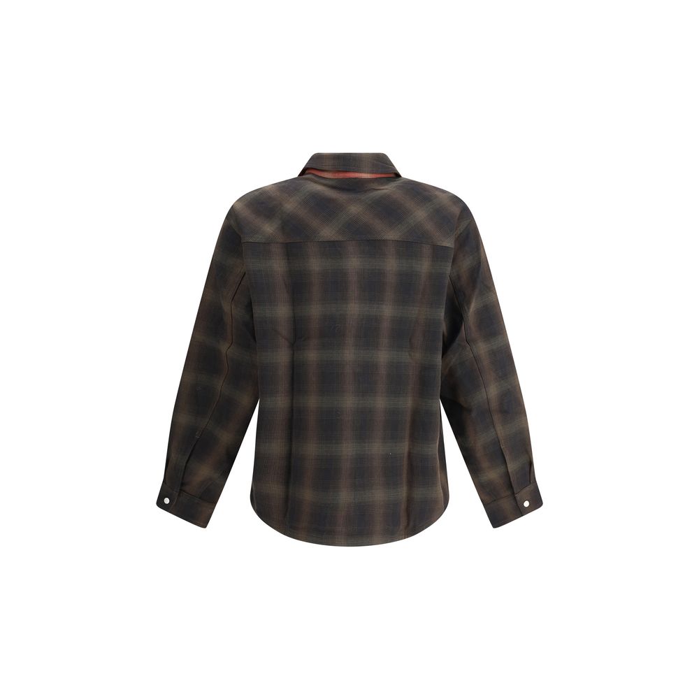 Represent Brown Cotton Pattern Shirt | Regal Royce