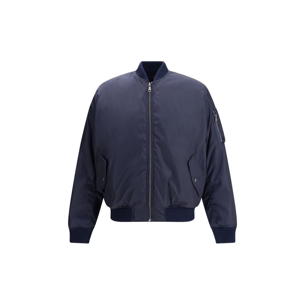 Prada Blue Recycled Polyamide Bomber