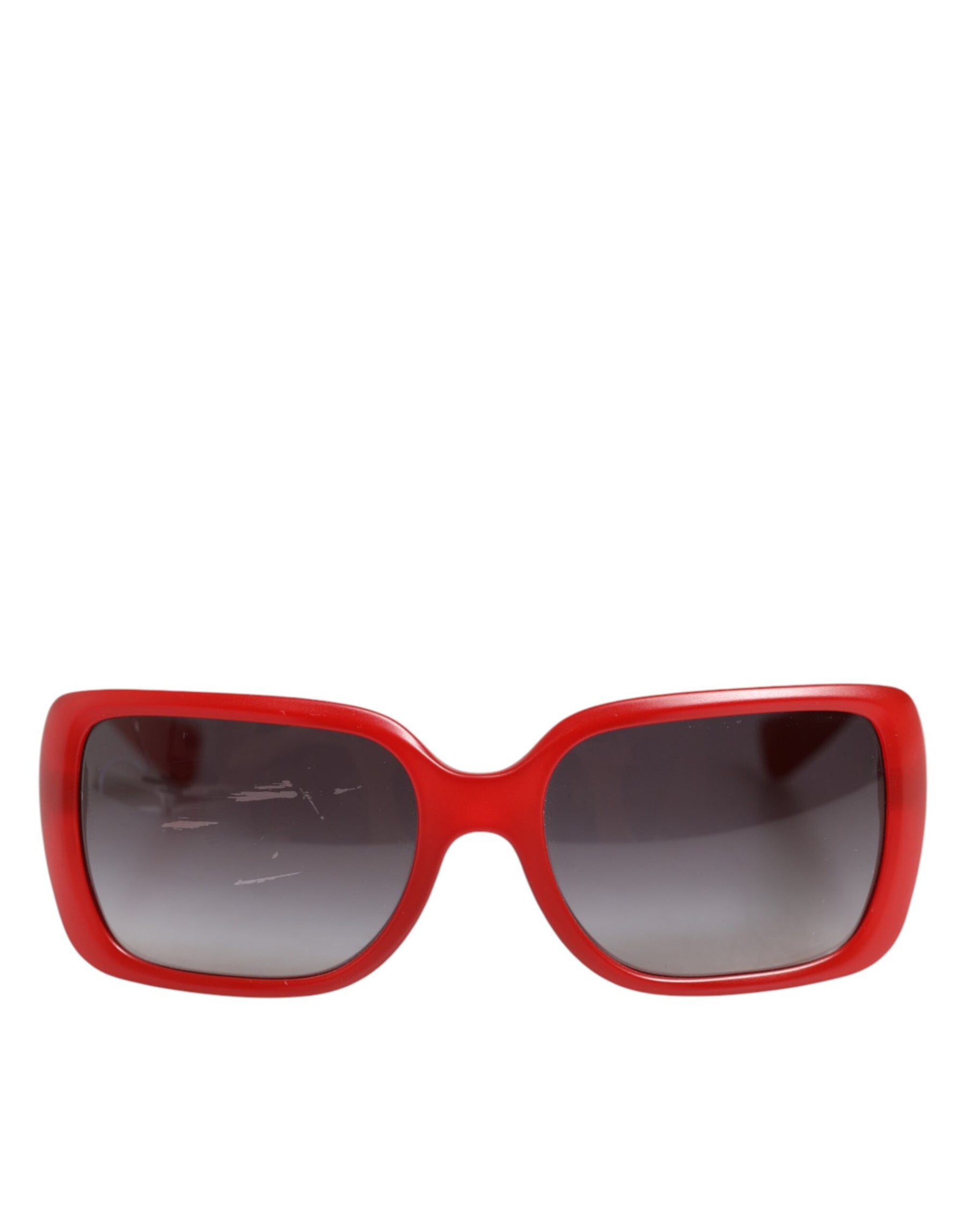 Dolce & Gabbana DG6093 Red Rectangular Grey Graduated Lenses Sunglasses | Regal Royce