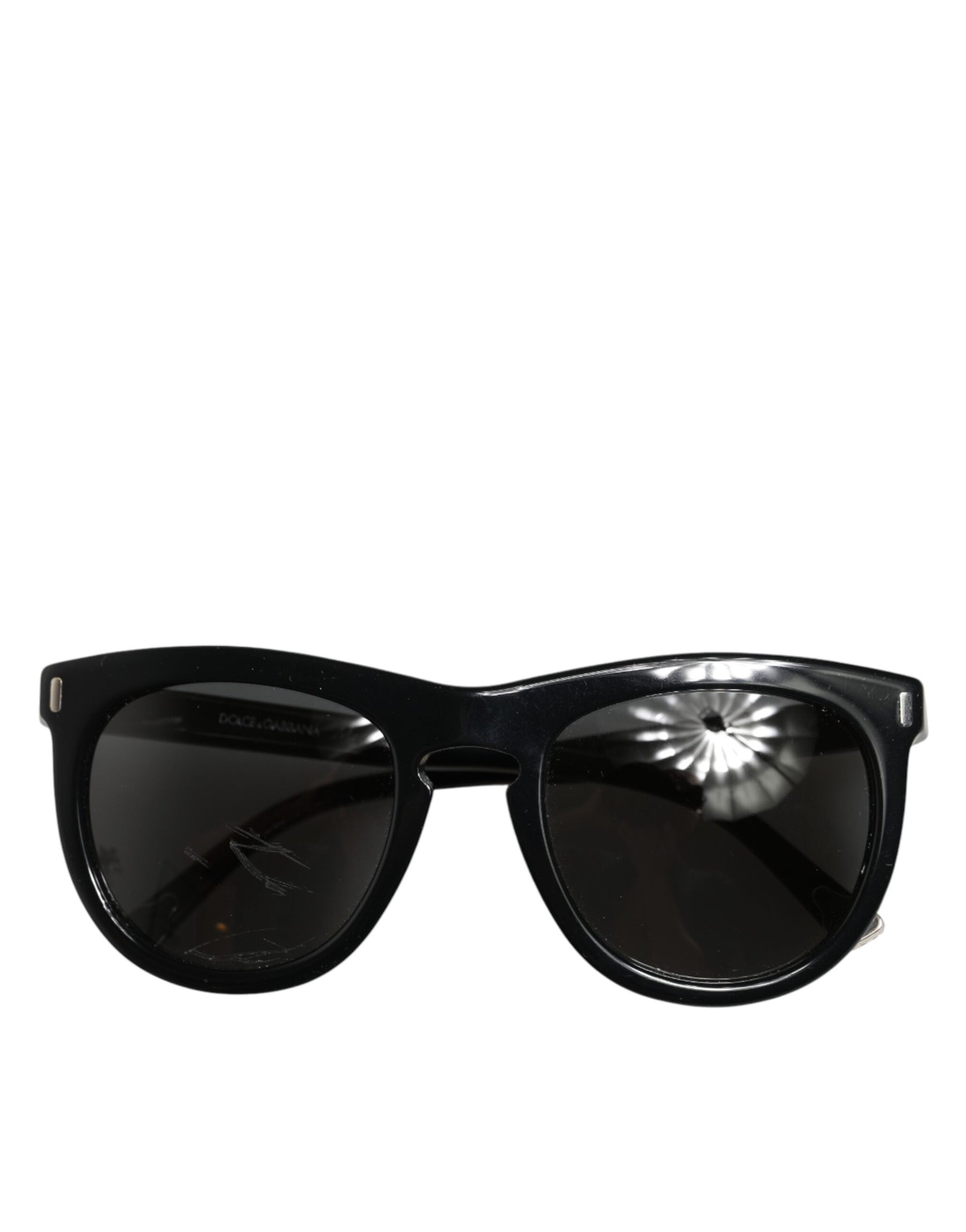 Dolce & Gabbana DG4281 Black Round Frame Full Rim Eyewear Sunglasses | Regal Royce