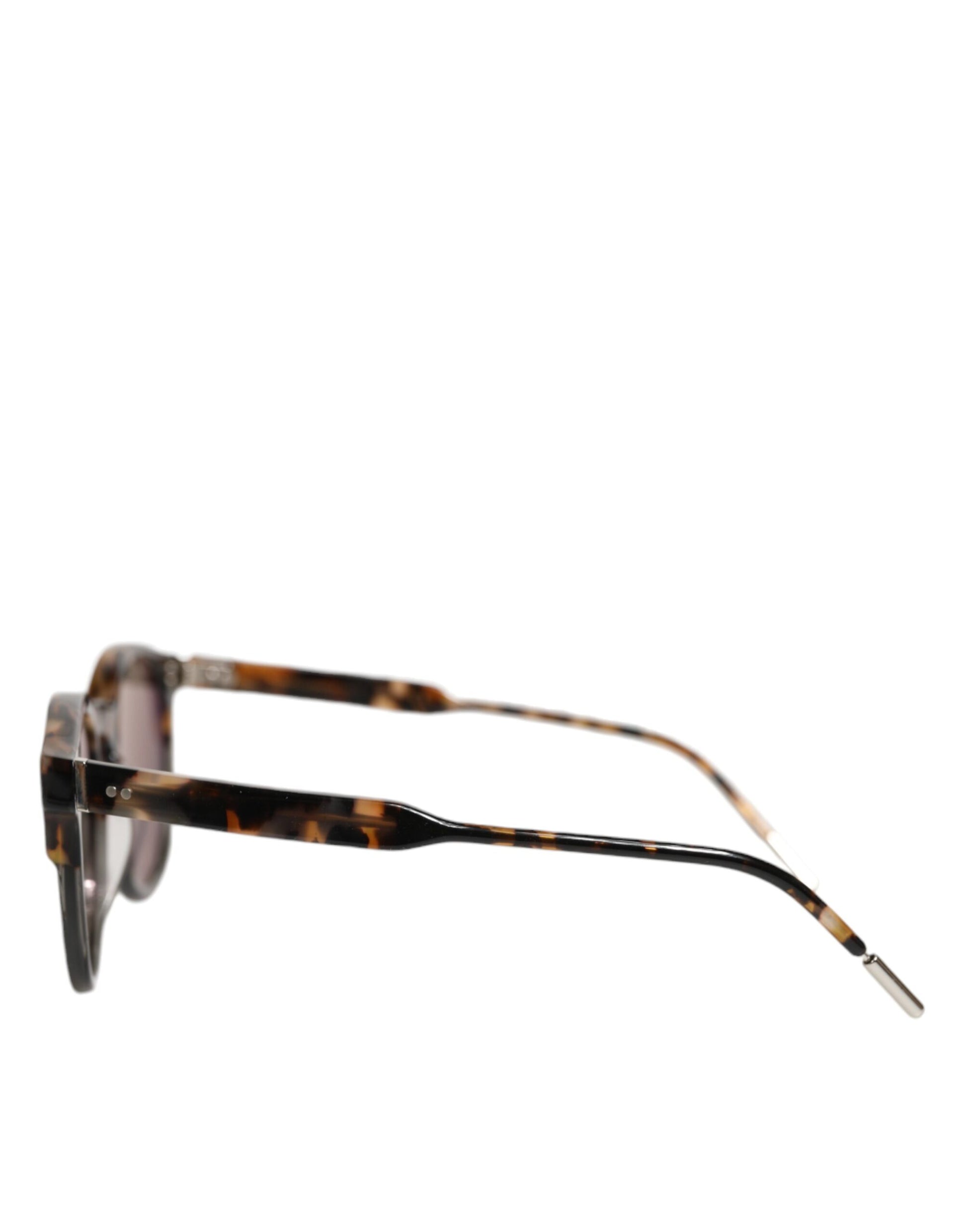 Dolce & Gabbana DG4334B Brown Tortoiseshell Round Frame Shades Sunglasses