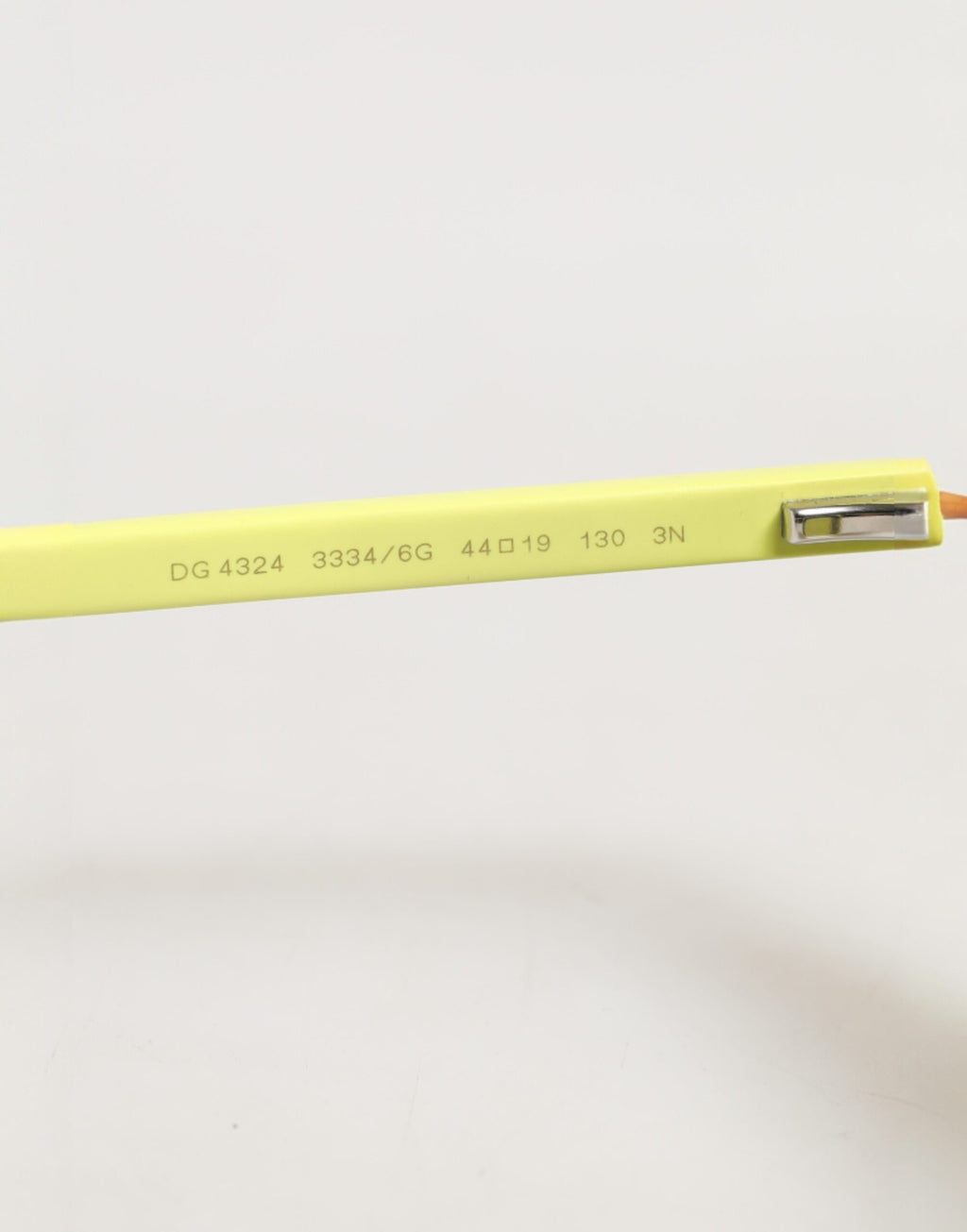 Dolce & Gabbana DG4324 Yellow Framed Mirrored Lenses Eyewear Sunglasses