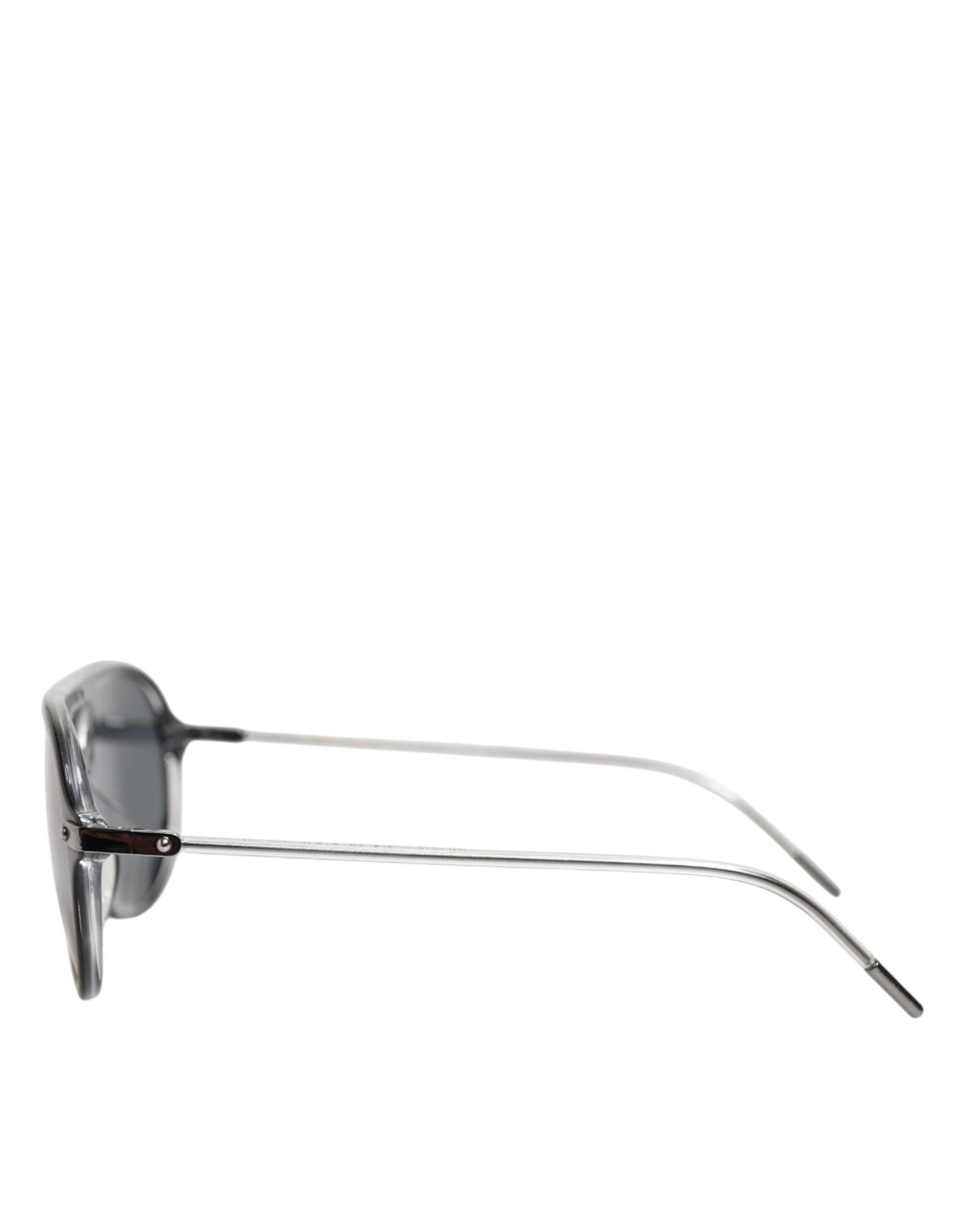 Dolce & Gabbana DG4343F Black Acetate Frame Pilot Shades Sunglasses