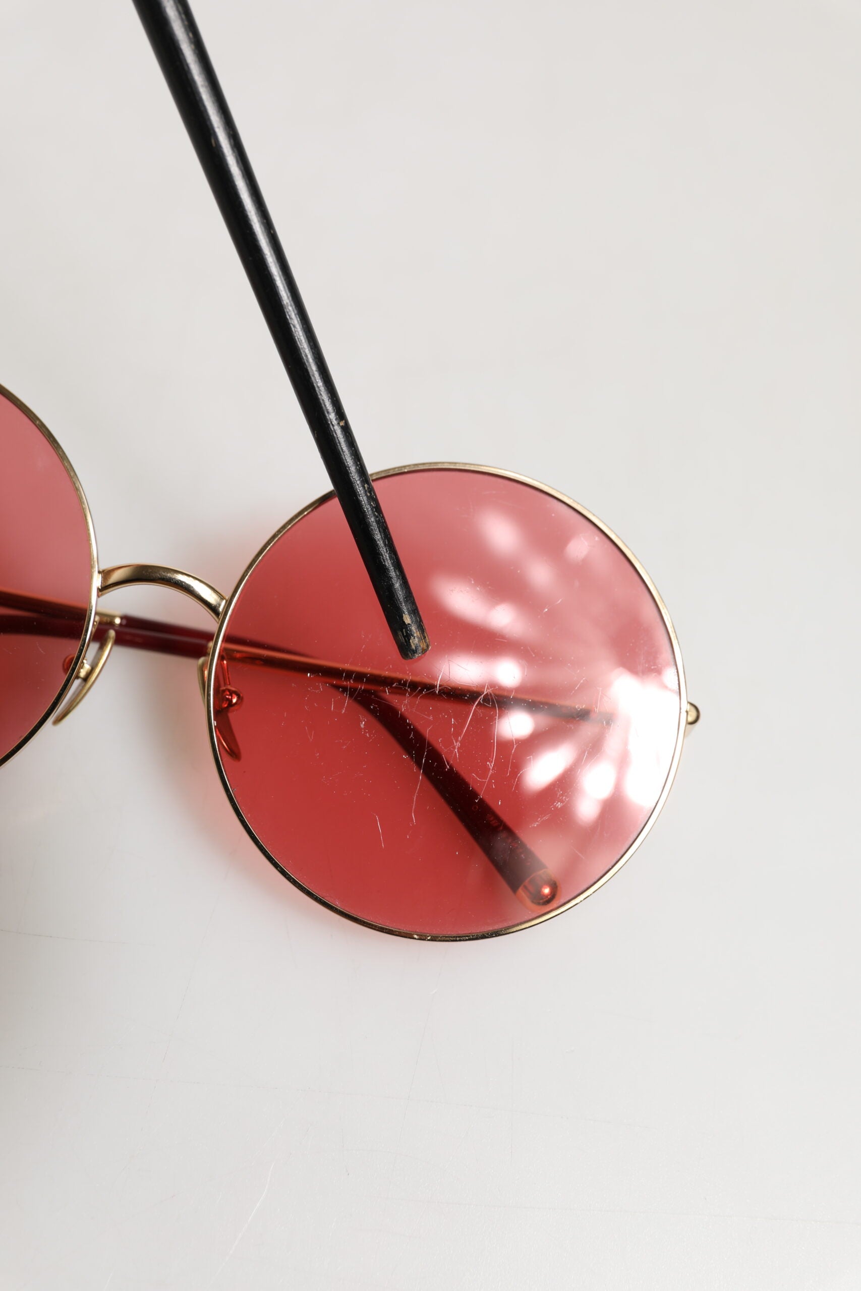 Dolce & Gabbana Pink Gold Metal Round Shades Eyewear Sunglasses | Regal Royce