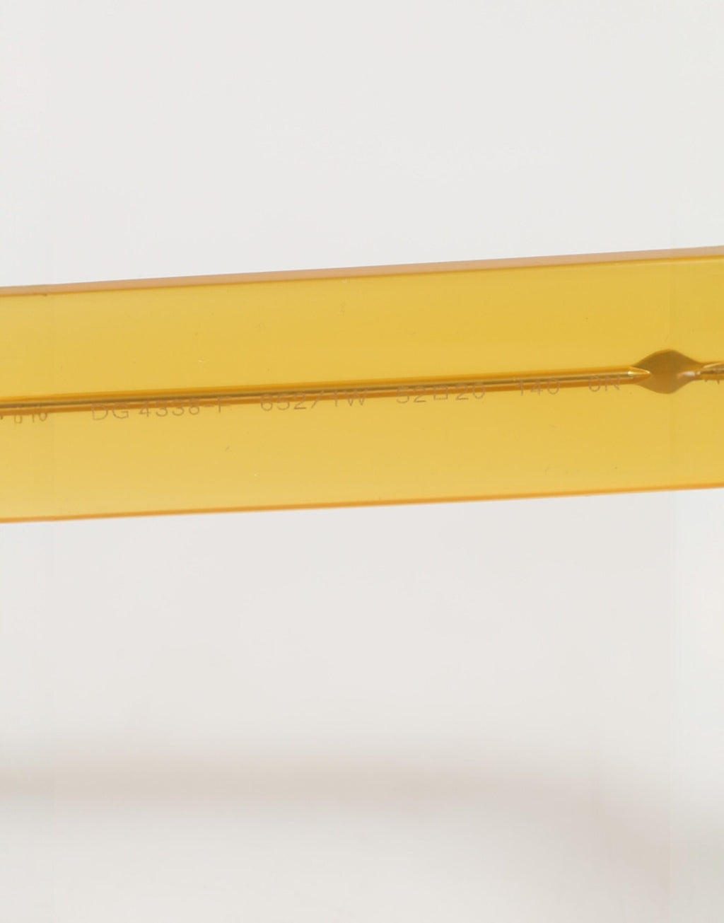 Dolce & Gabbana Yellow Acetate Eccentric Sartorial Sunglasses