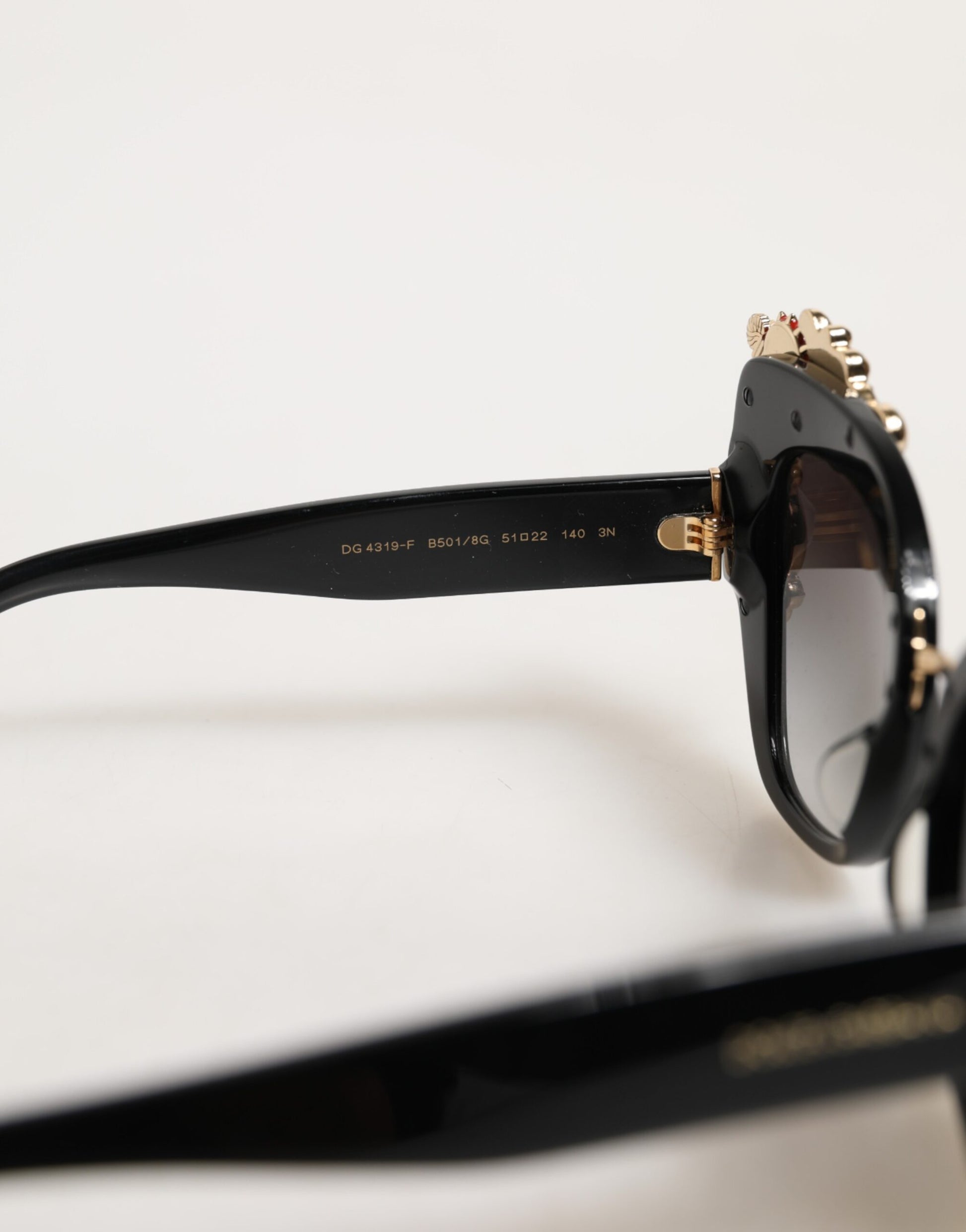 Dolce & Gabbana DG4319F Red Sacred Heart Crystal Butterfly Sunglasses