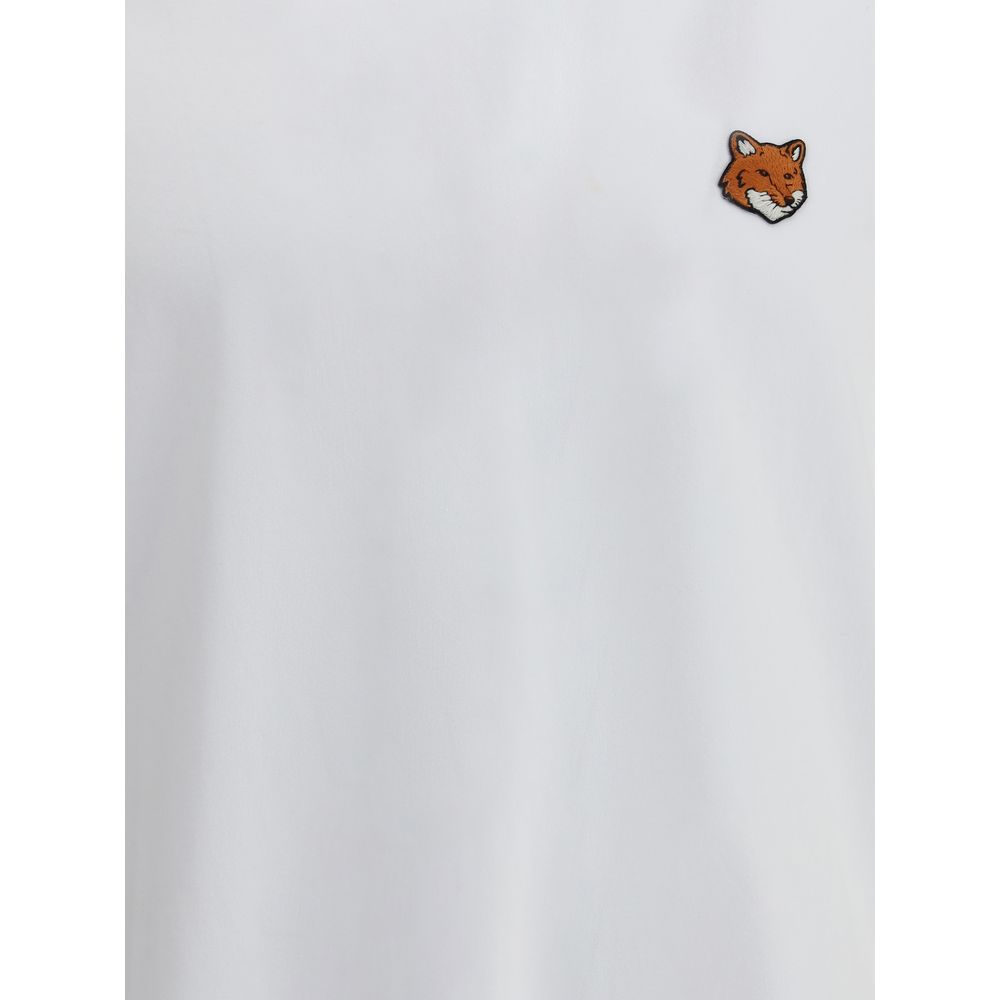 Maison Kitsuné White Cotton T-Shirt | Regal Royce