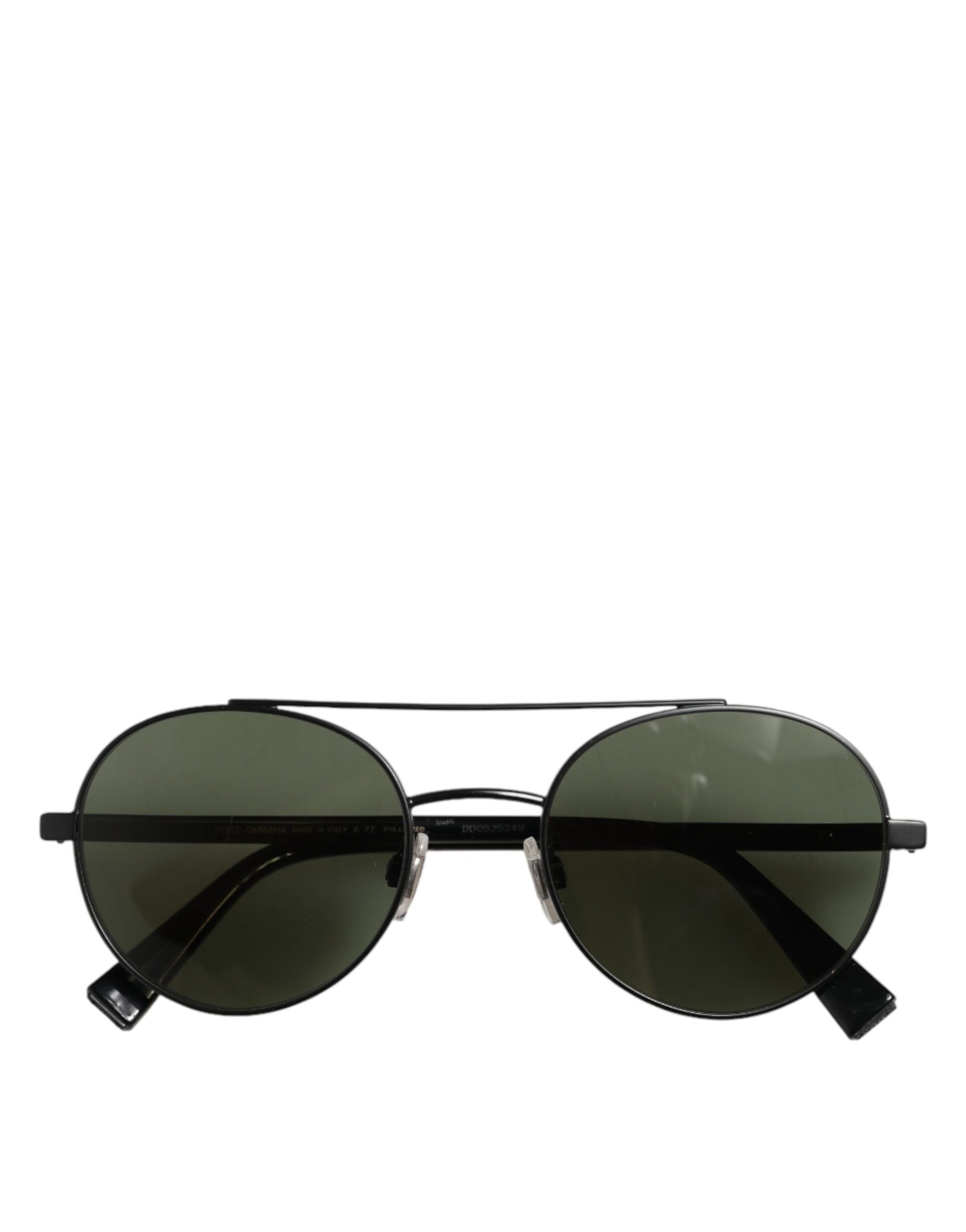 Dolce & Gabbana Matte Black Steel Frame Gray Lens Sunglasses | Regal Royce
