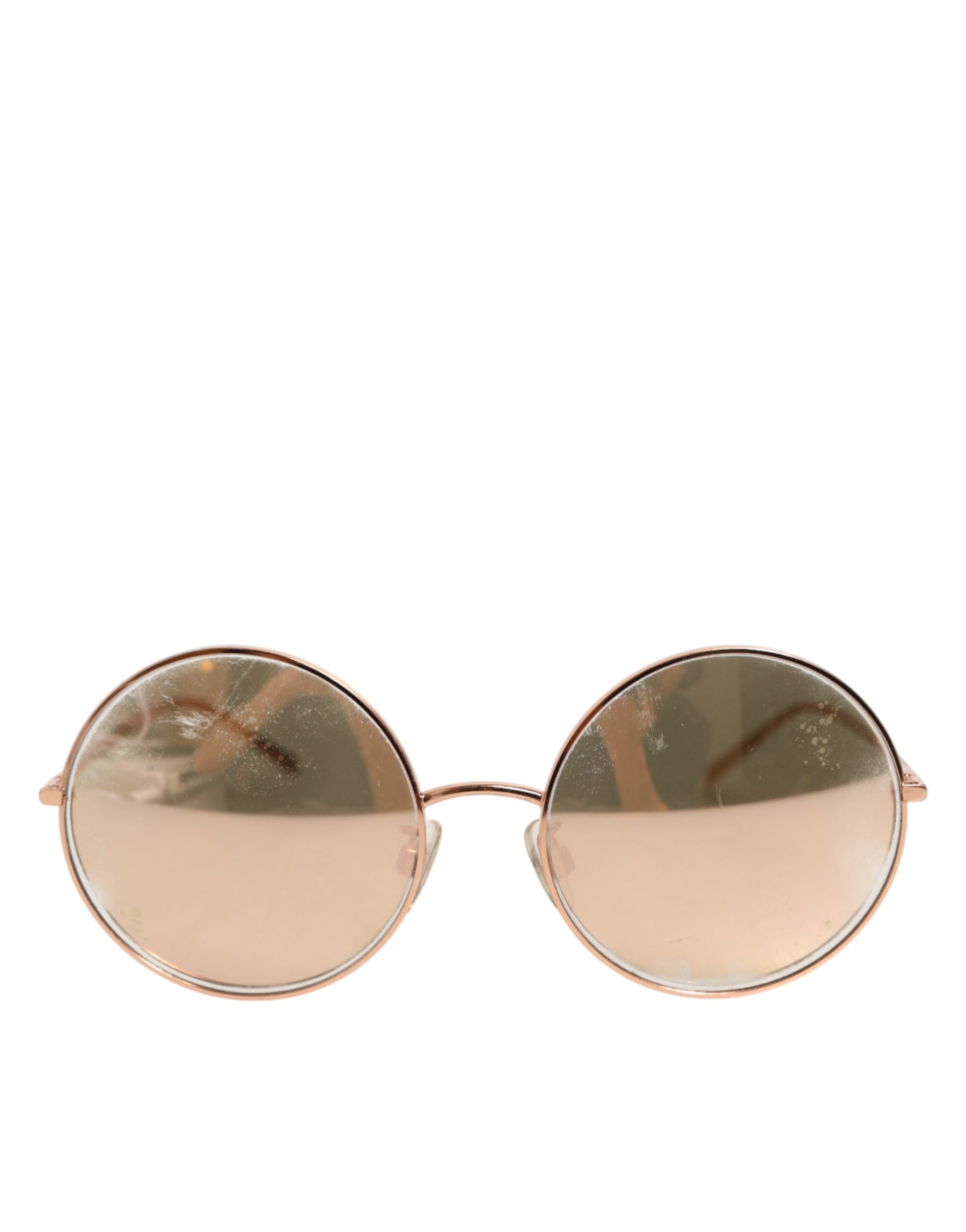 Dolce & Gabbana DG2215K Gold Metal Round Shades Eyewear Sunglasses | Regal Royce