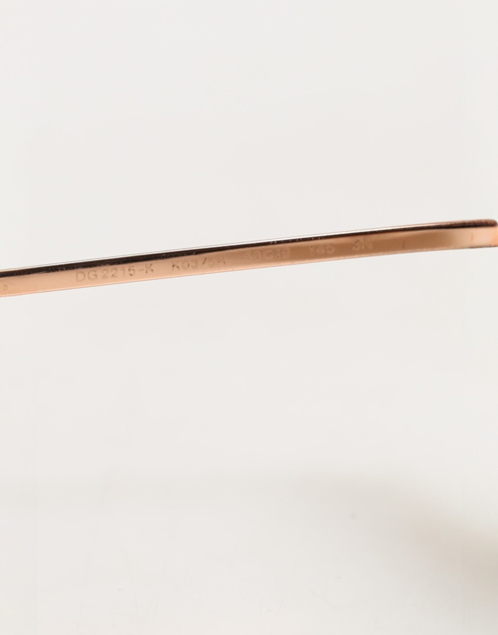 Dolce & Gabbana DG2215K Gold Metal Round Shades Eyewear Sunglasses